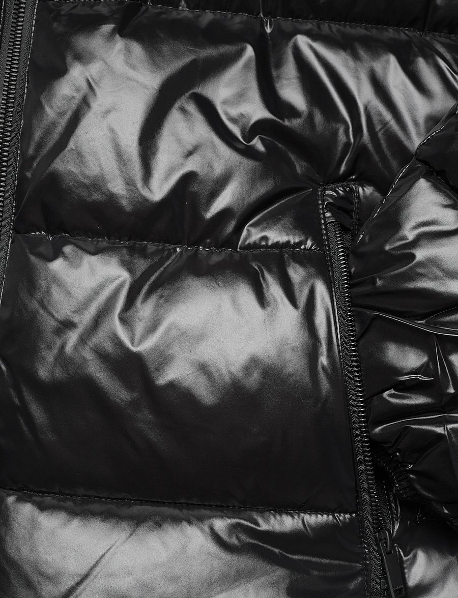 Calvin Klein - LS GLOSSY CHANNELED PUFFER JKT - daunenjacken - black - 4