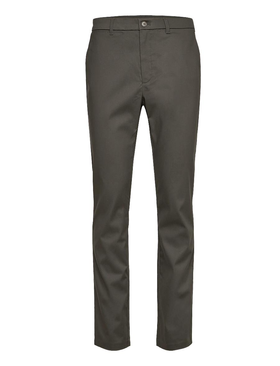 Calvin Klein - SLIM SATEEN CHINO TROUSER - chinos - beluga - 1