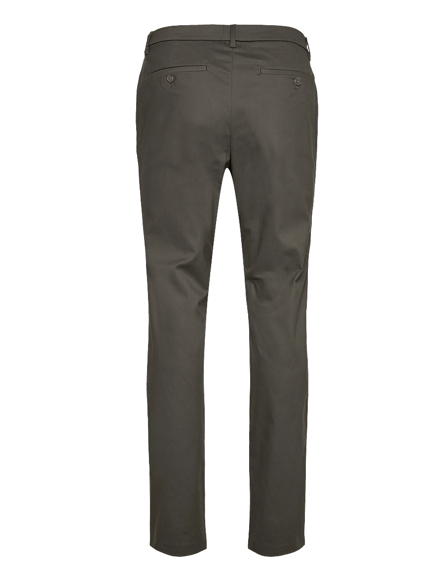 Calvin Klein - SLIM SATEEN CHINO TROUSER - chinos - beluga - 2