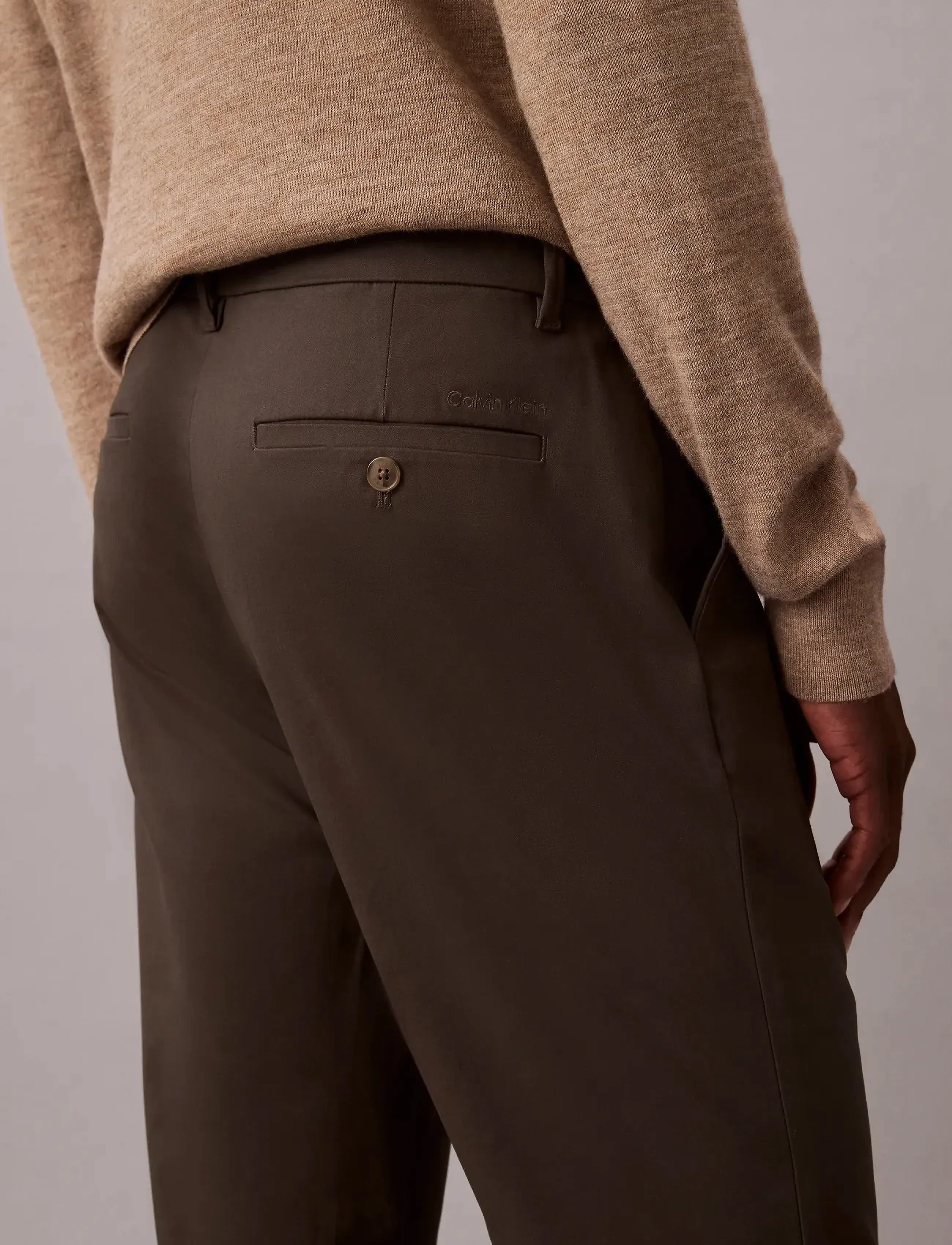 Calvin Klein Slim Sateen Chino Trouser chinos herr – bild 5