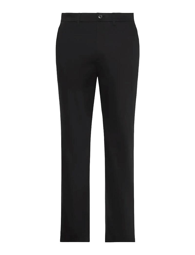 Calvin Klein - SLIM SATEEN CHINO TROUSER - chinos - black - 1