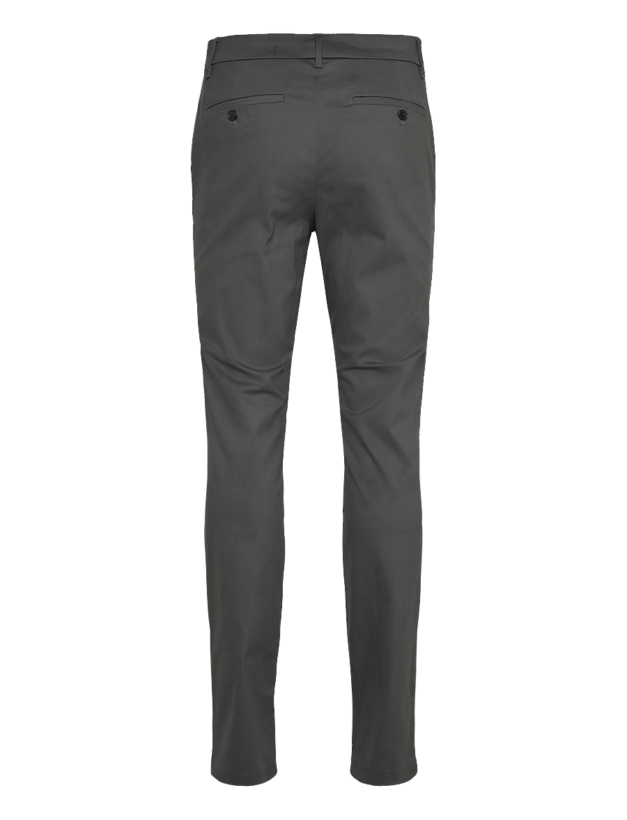 Calvin Klein - SLIM SATEEN CHINO TROUSER - chinos - dark grey - 2