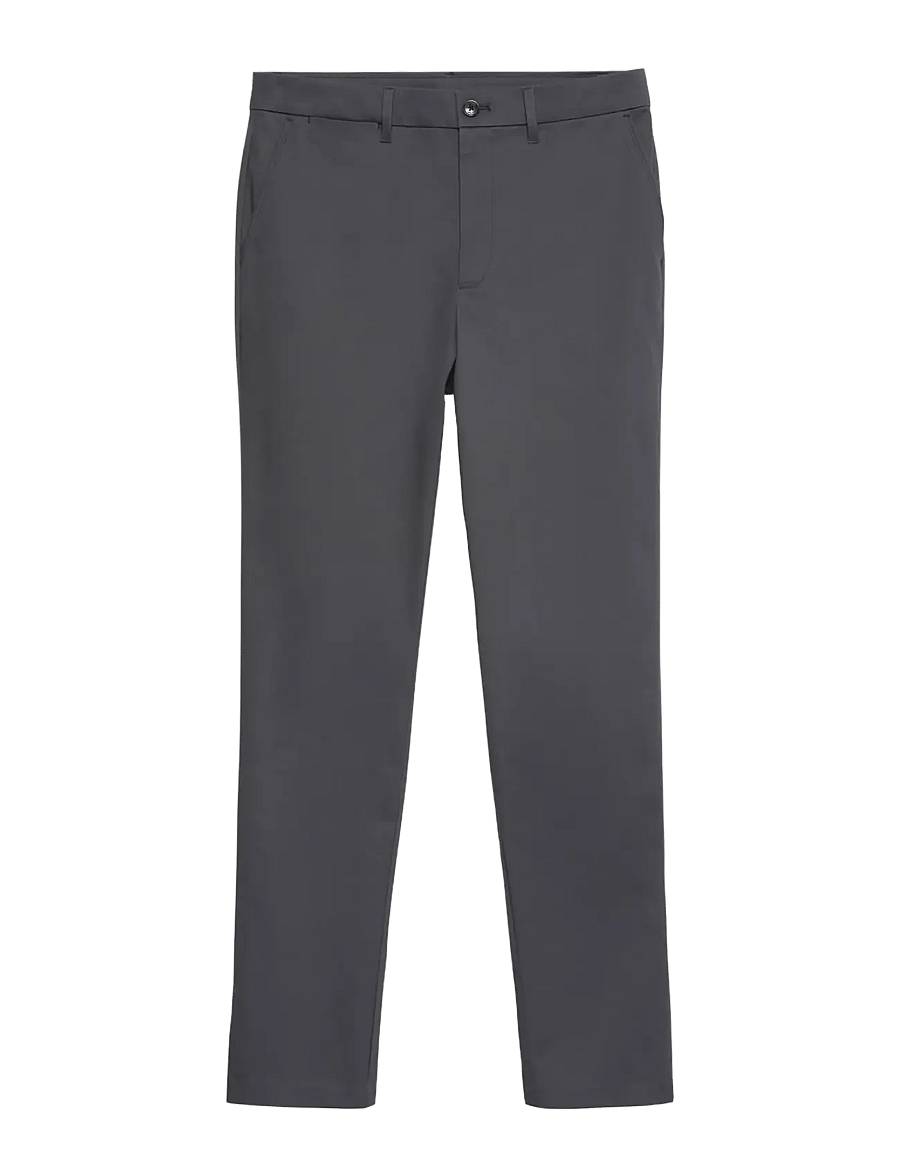 Calvin Klein - SLIM SATEEN CHINO TROUSER - chinos - volcanic ash - 1
