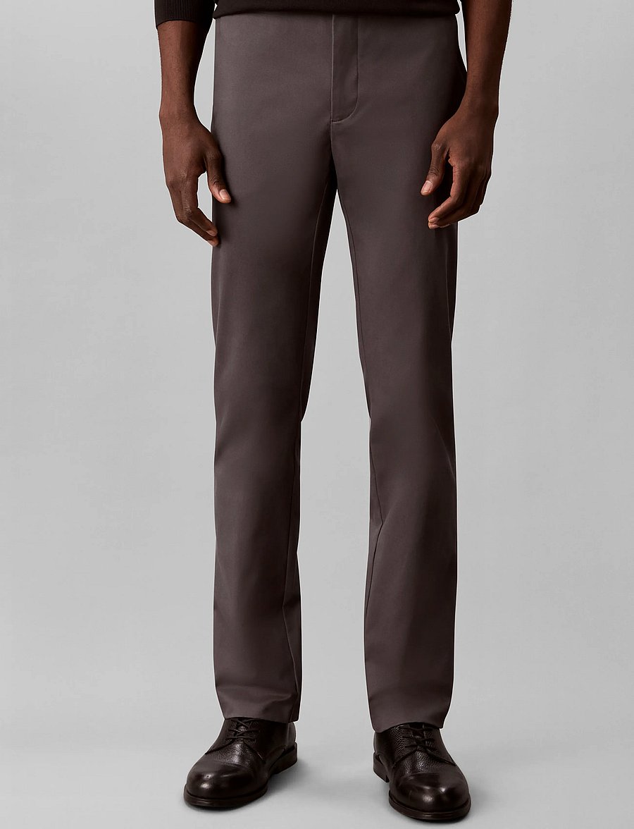Calvin Klein - SLIM SATEEN CHINO TROUSER - chinos - volcanic ash - 3