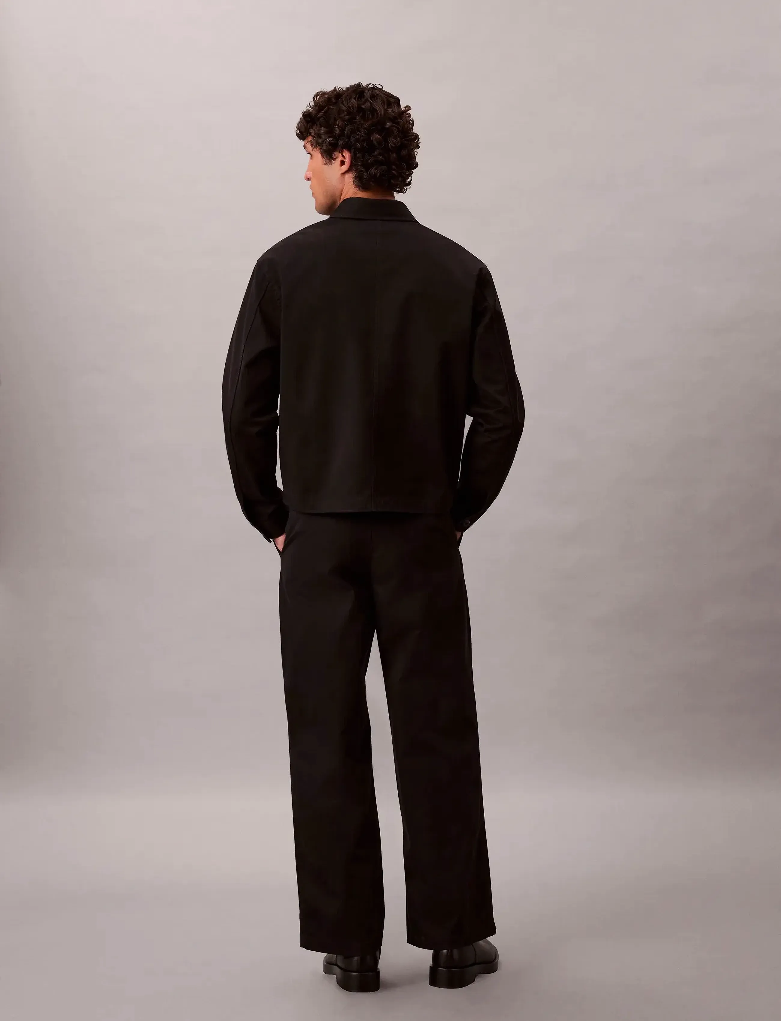 Calvin Klein Cotton Pleated Half Elastic Pant casual byxor herr – bild 6