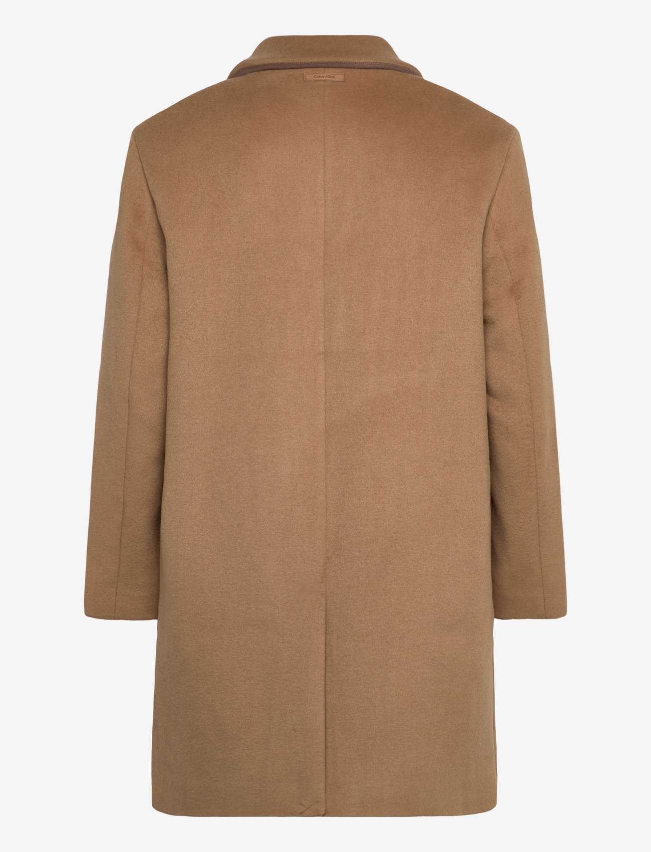 Calvin Klein - LS WOOL BLEND OVERCOAT - mäntel - tigers eye - 1