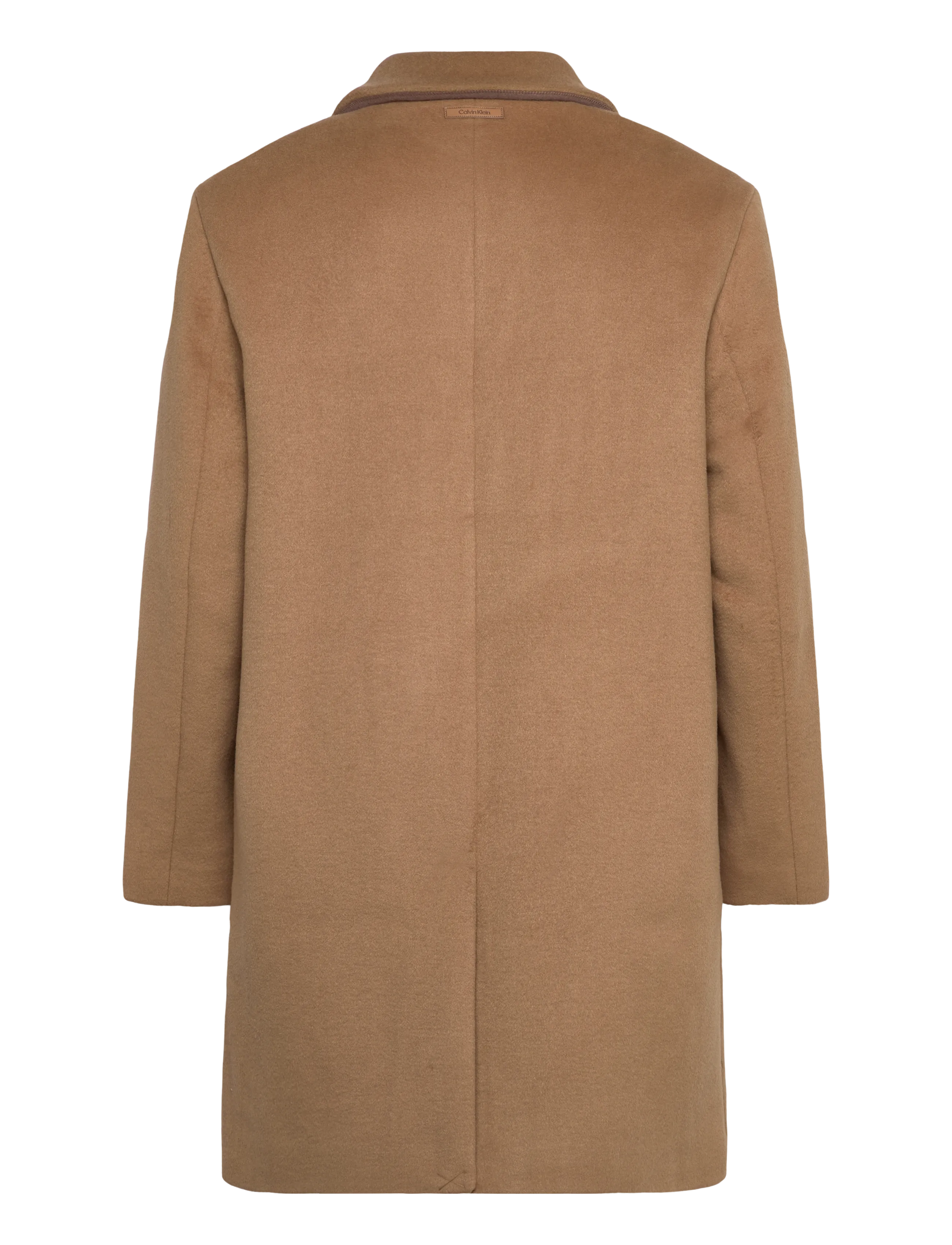 Calvin Klein - LS WOOL BLEND OVERCOAT - villased mantlid - tigers eye - 1