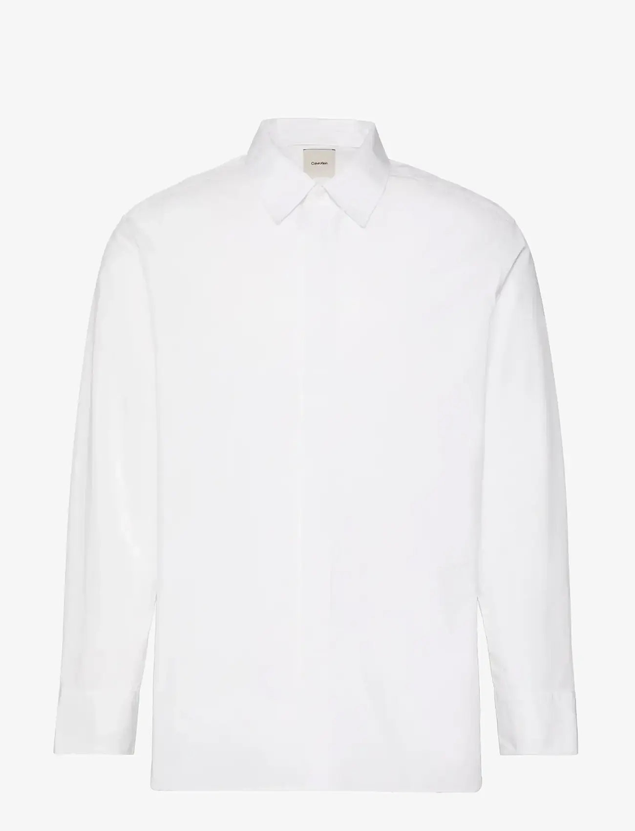 Calvin Klein - LS SOLID CRISP  RELAXED SHIRT - casual skjorter - brilliant white - 1