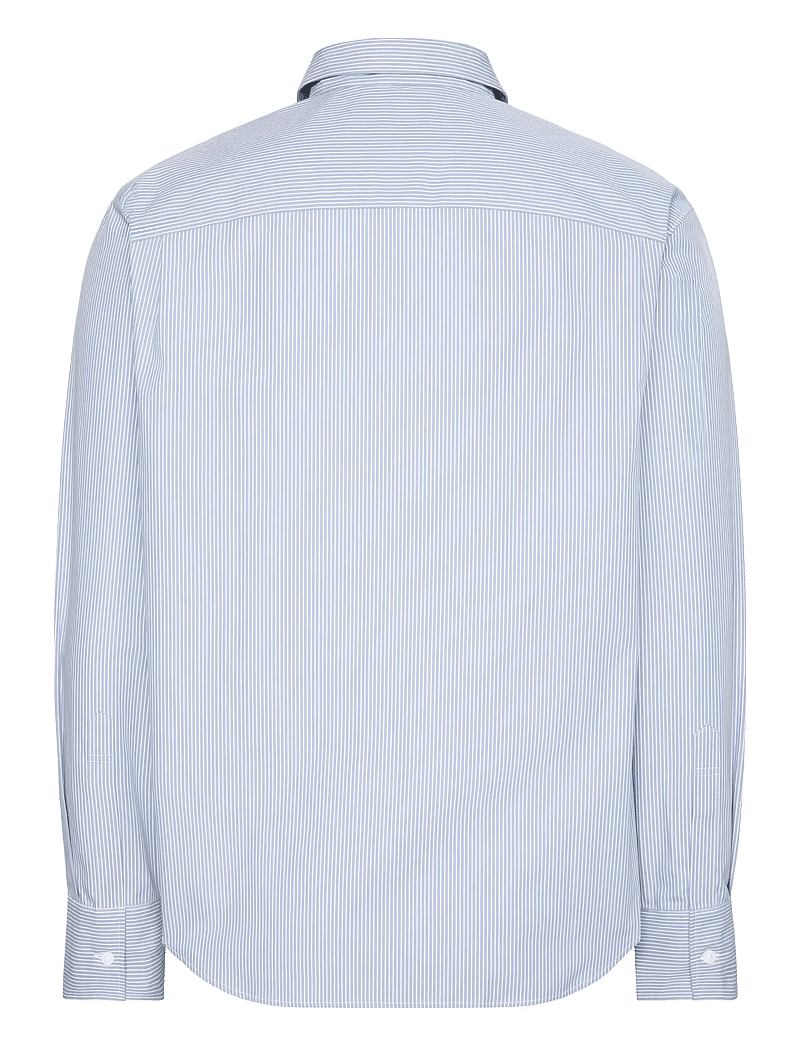 Calvin Klein - LS YD THIN STRIPE POPLIN EASY SH - avslappede skjorter - dusty sailor blue - 2