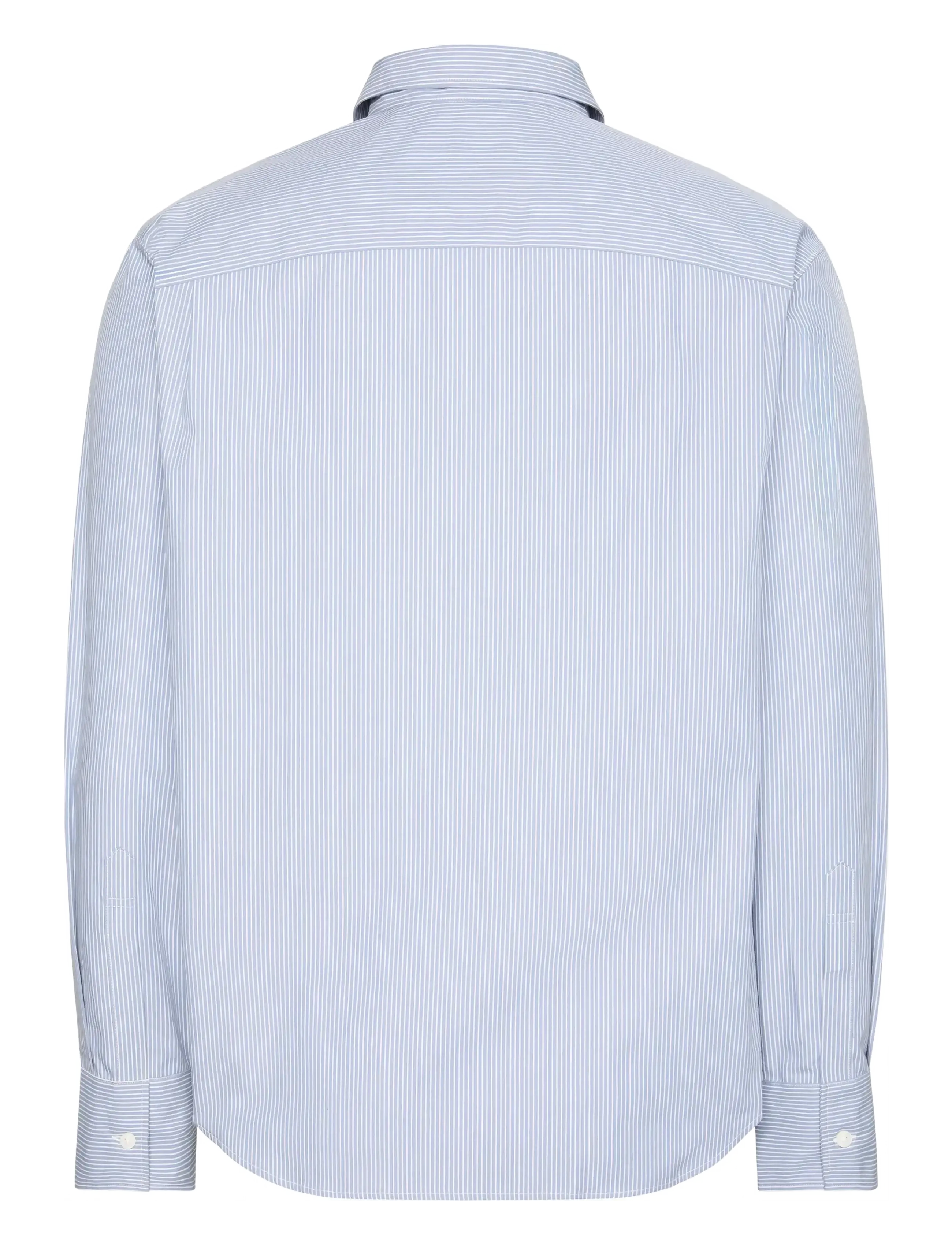 Calvin Klein - LS YD THIN STRIPE POPLIN EASY SH - casual skjorter - dusty sailor blue - 2