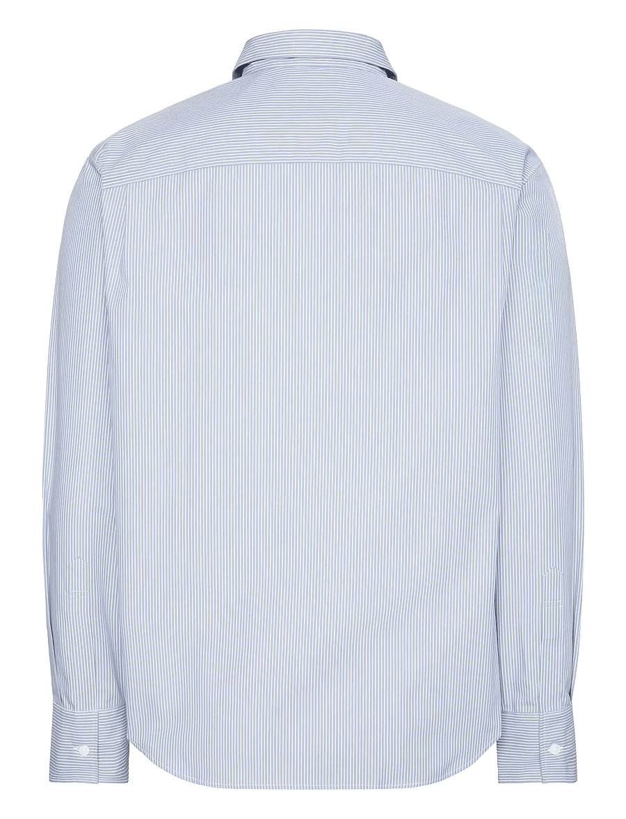 Calvin Klein - LS YD THIN STRIPE POPLIN EASY SH - casual skjorter - dusty sailor blue - 2