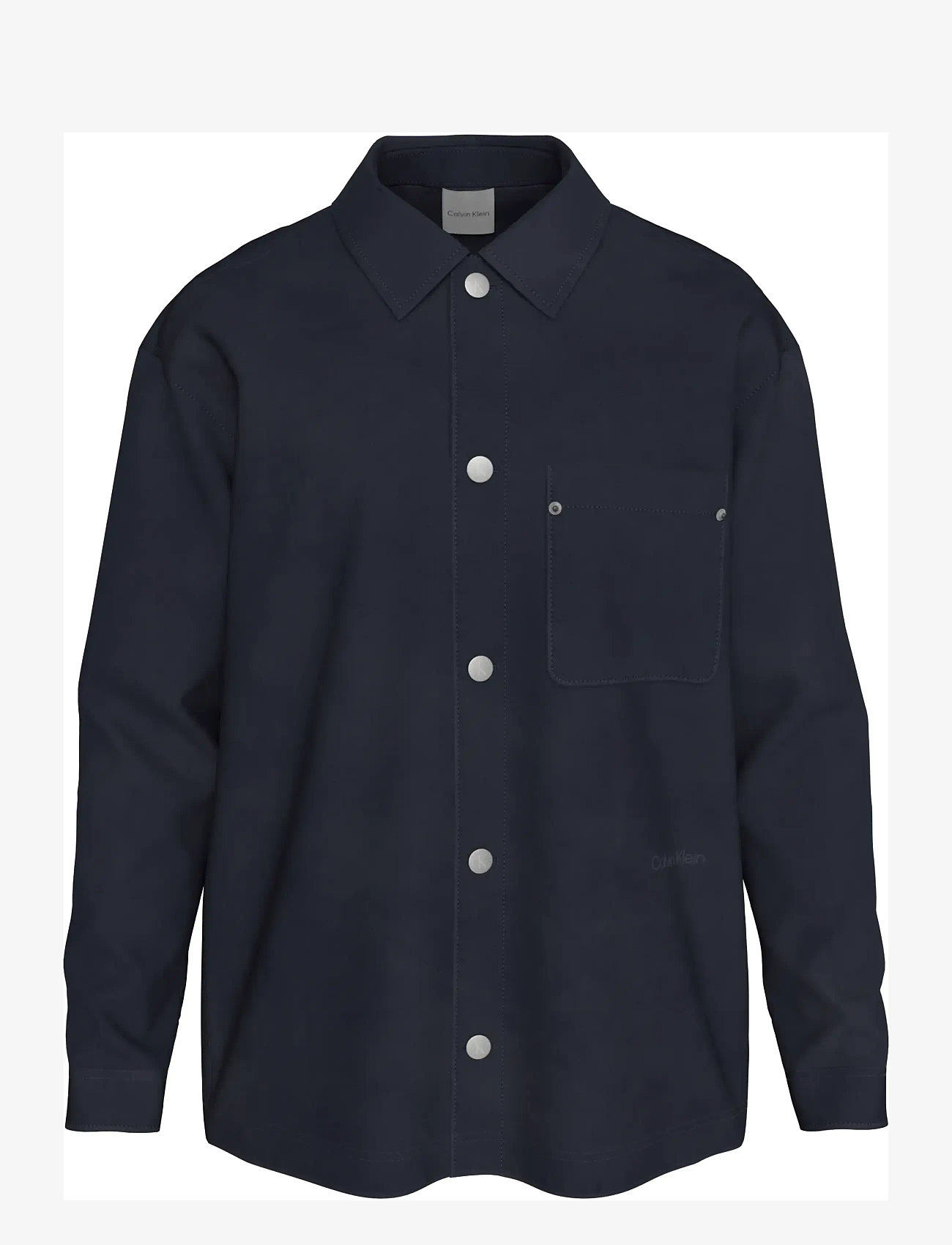 Calvin Klein - LS VISCOSE BLEND WORKWEAR CHORE - casual hemden - dark sapphire - 0