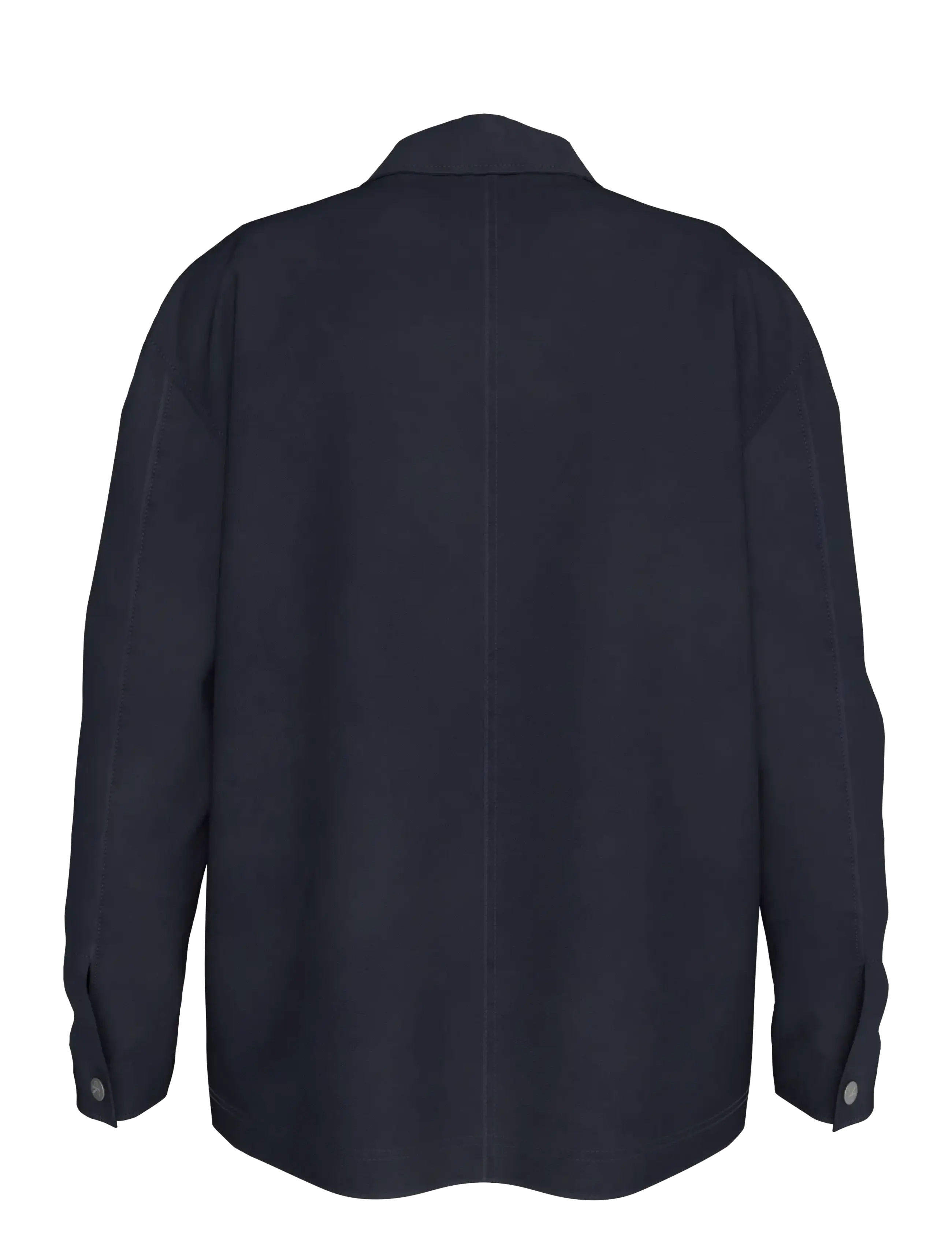 Calvin Klein - LS VISCOSE BLEND WORKWEAR CHORE - casual skjortor - dark sapphire - 2