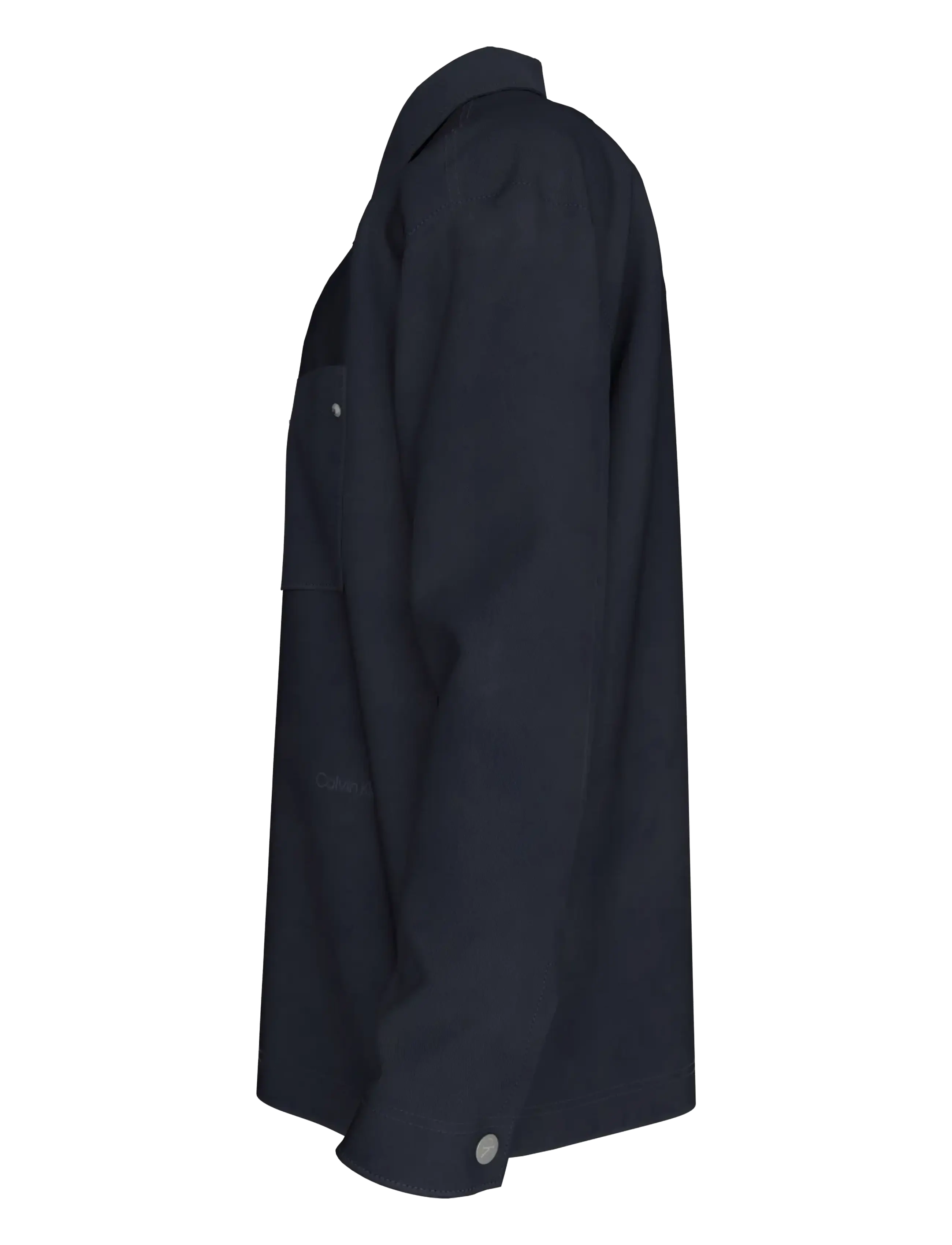 Calvin Klein - LS VISCOSE BLEND WORKWEAR CHORE - casual skjortor - dark sapphire - 4