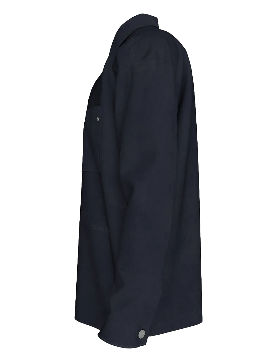 Calvin Klein - LS VISCOSE BLEND WORKWEAR CHORE - casual skjortor - dark sapphire - 4