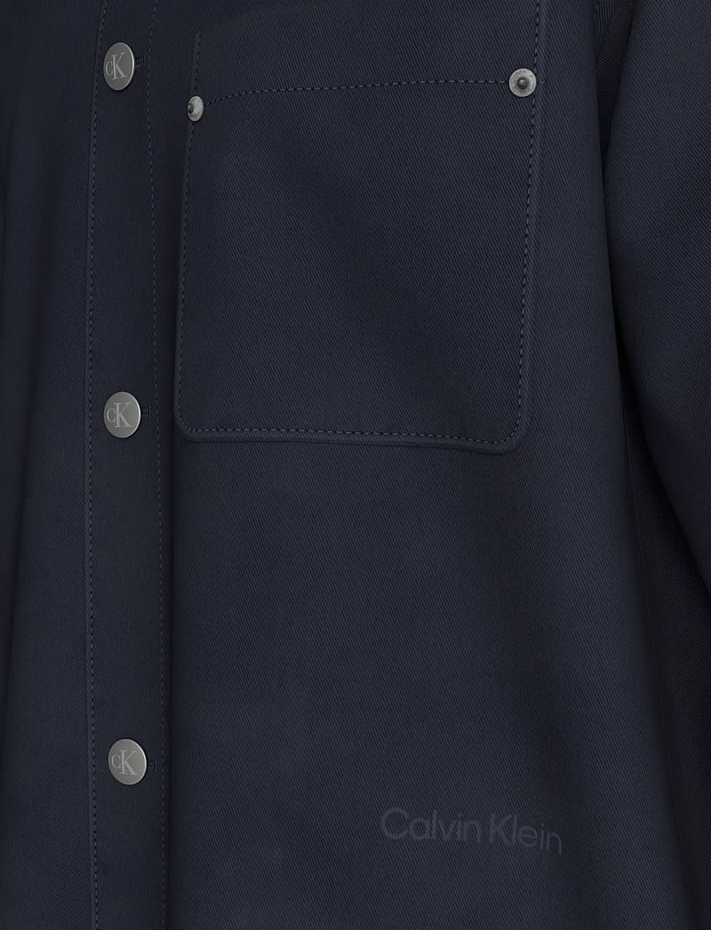 Calvin Klein - LS VISCOSE BLEND WORKWEAR CHORE - casual hemden - dark sapphire - 4