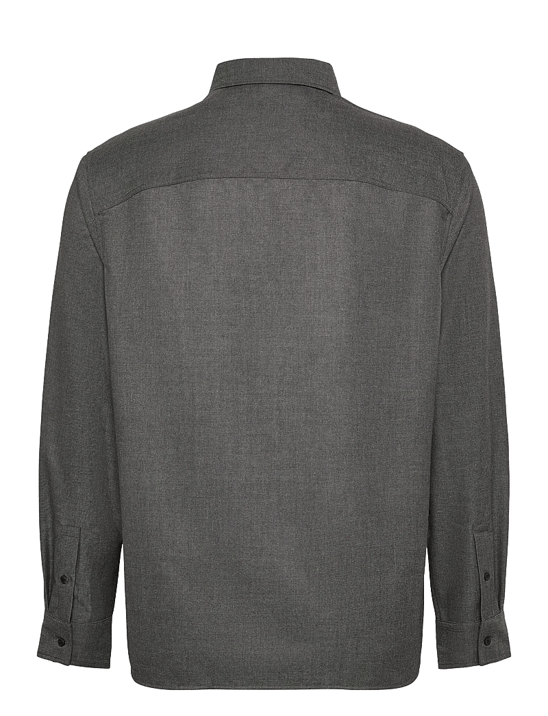 Calvin Klein - LS MELANGE PV EASY SHIRT - shoppa efter tillfälle - charcoal heather - 2