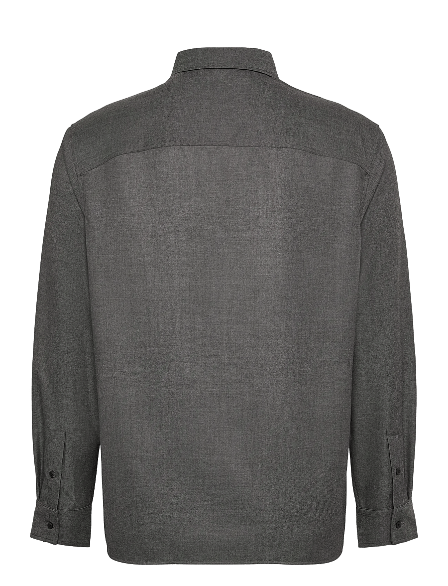 Calvin Klein - LS MELANGE PV EASY SHIRT - shop by occasion - charcoal heather - 2