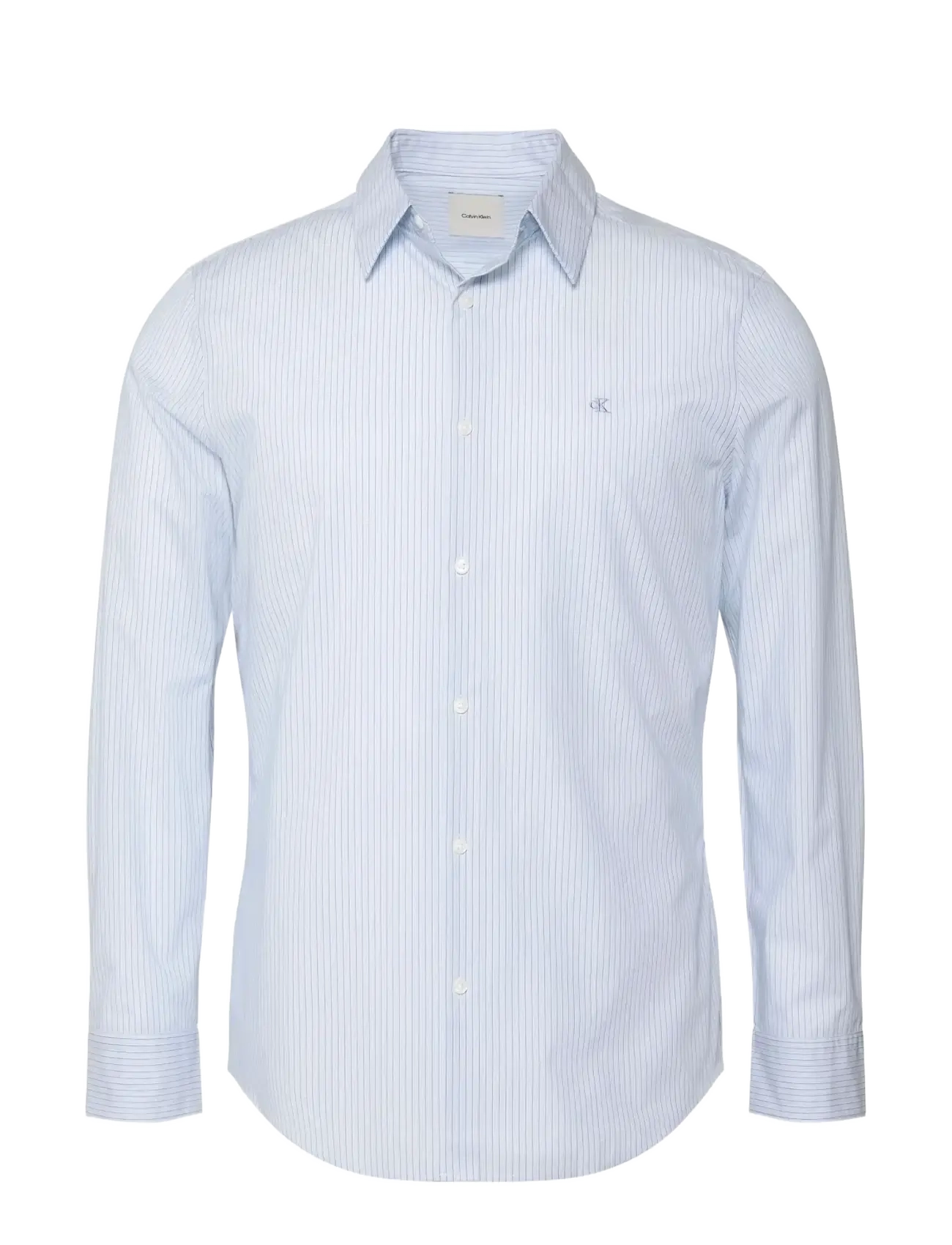 CALVIN KLEIN Ls Thin Multi Stripe Stretch Sli Blau - XL - Herren