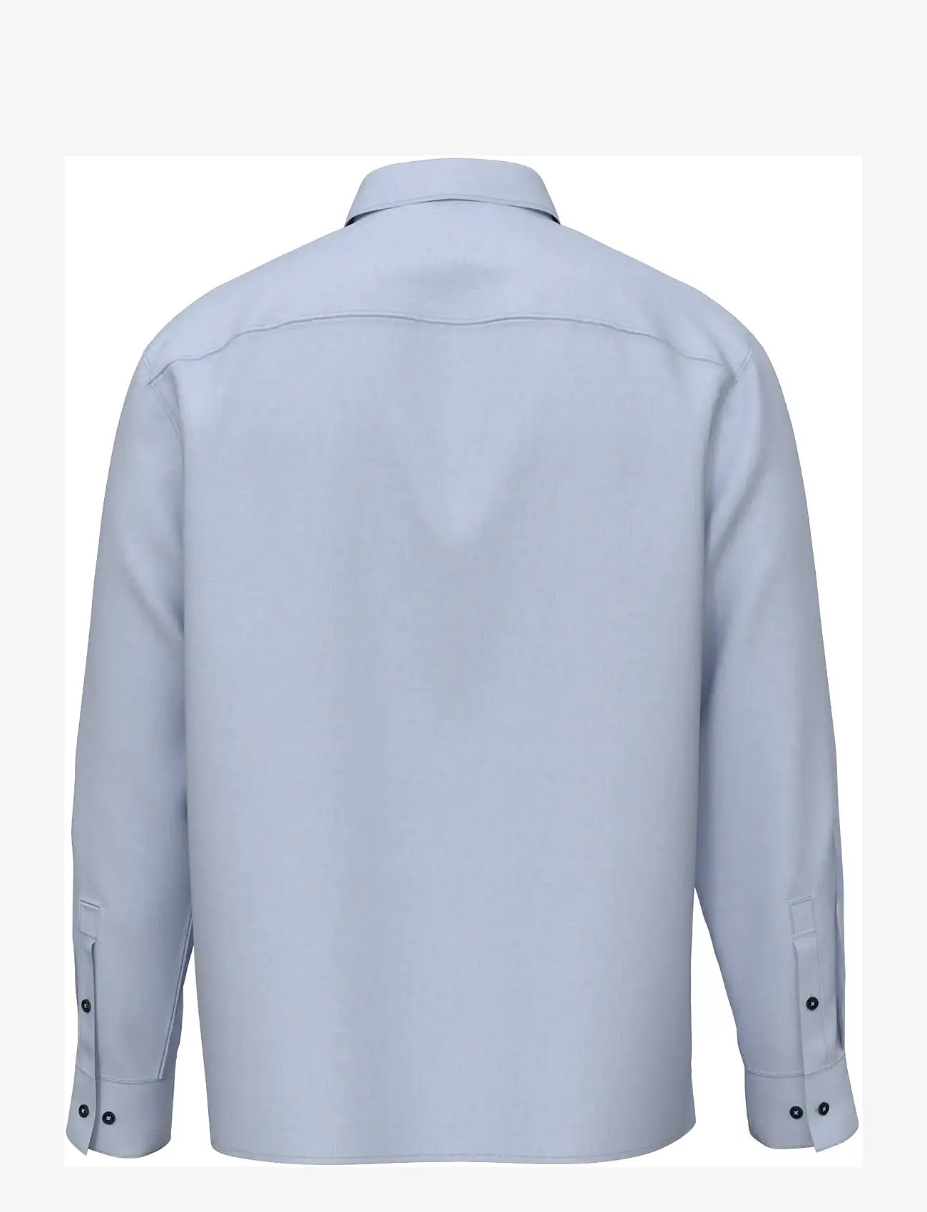 Calvin Klein - LS SOLID LINEN CLASSIC SHIRT - linneskjortor - heavenly iris - 1