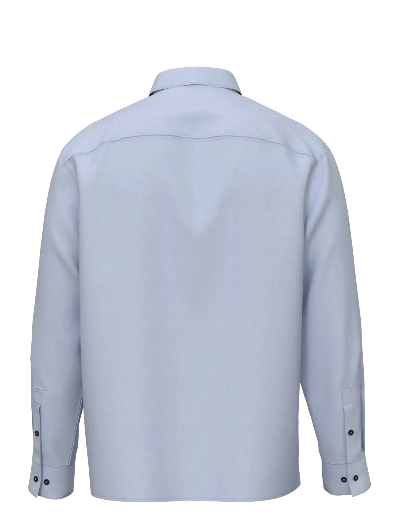 Calvin Klein - LS SOLID LINEN CLASSIC SHIRT - linneskjortor - heavenly iris - 1