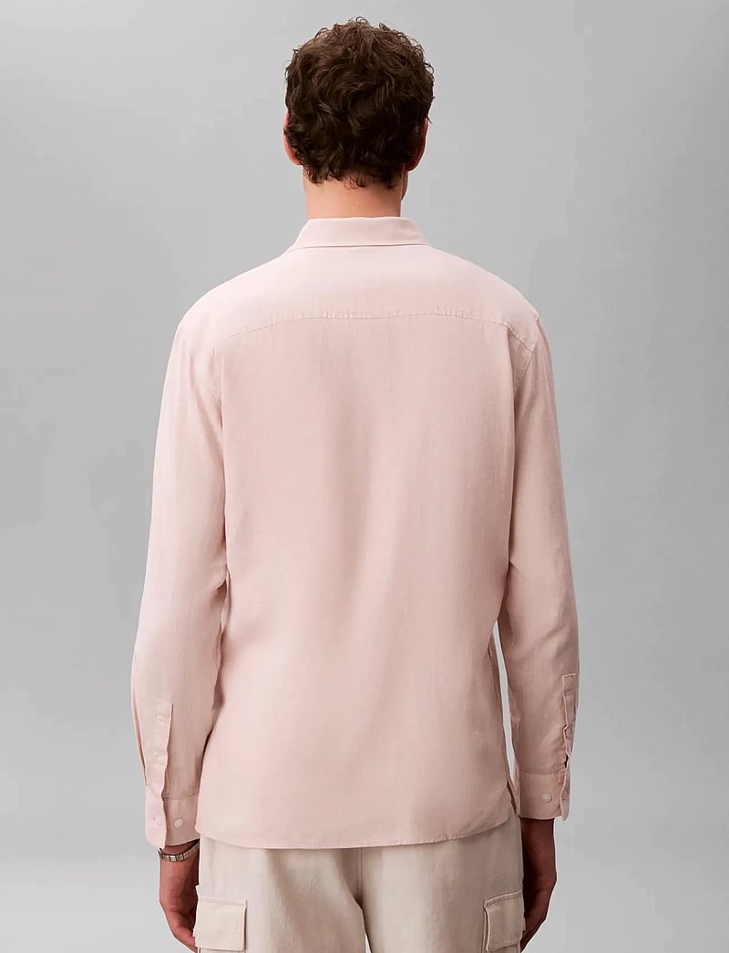 Calvin Klein - LS SOLID LINEN CLASSIC SHIRT - leinenhemden - prairie peach - 2