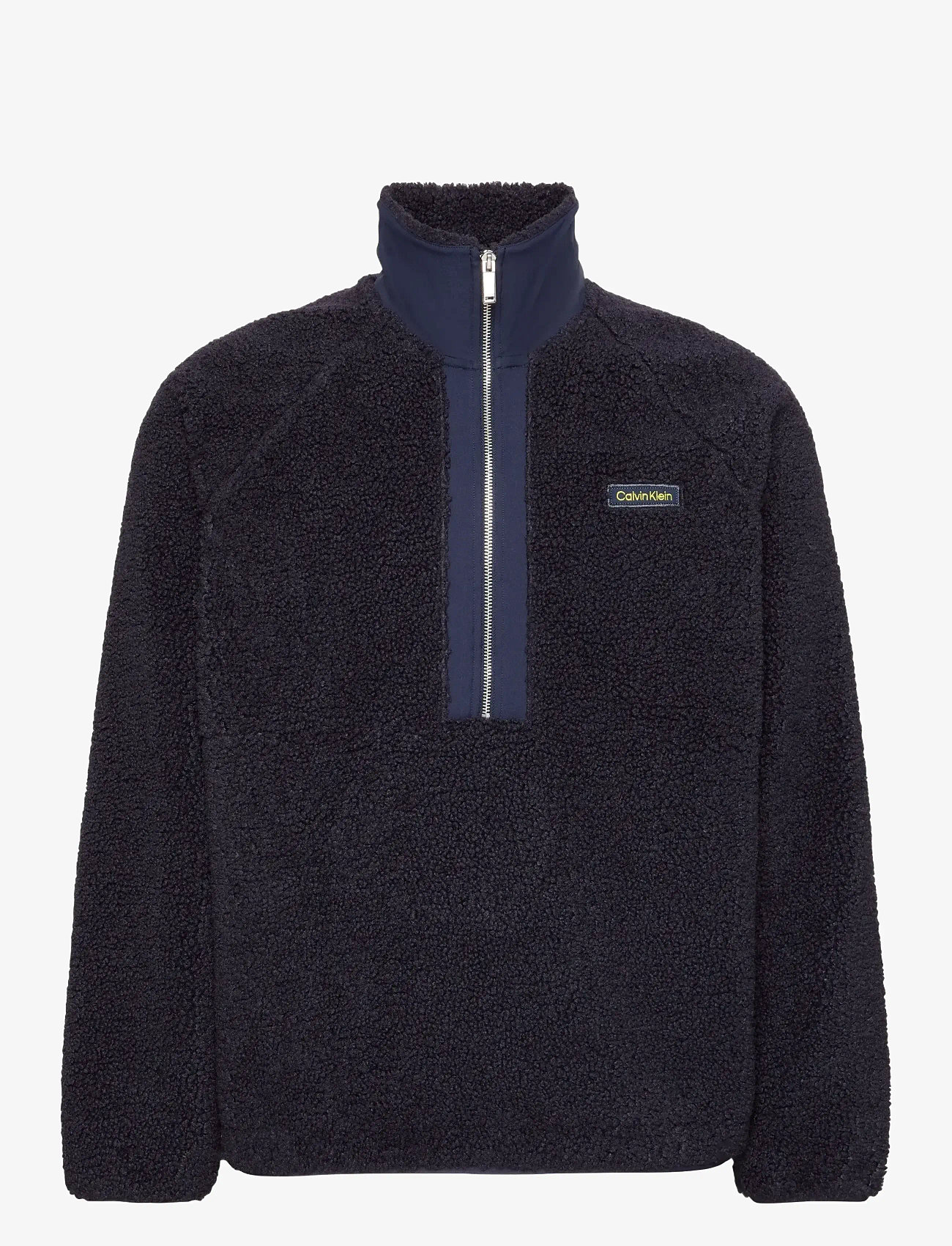 Calvin Klein - LS SHERPA ROLL NECK QTR ZIP PO - teddytröjor - evening sunset - 0