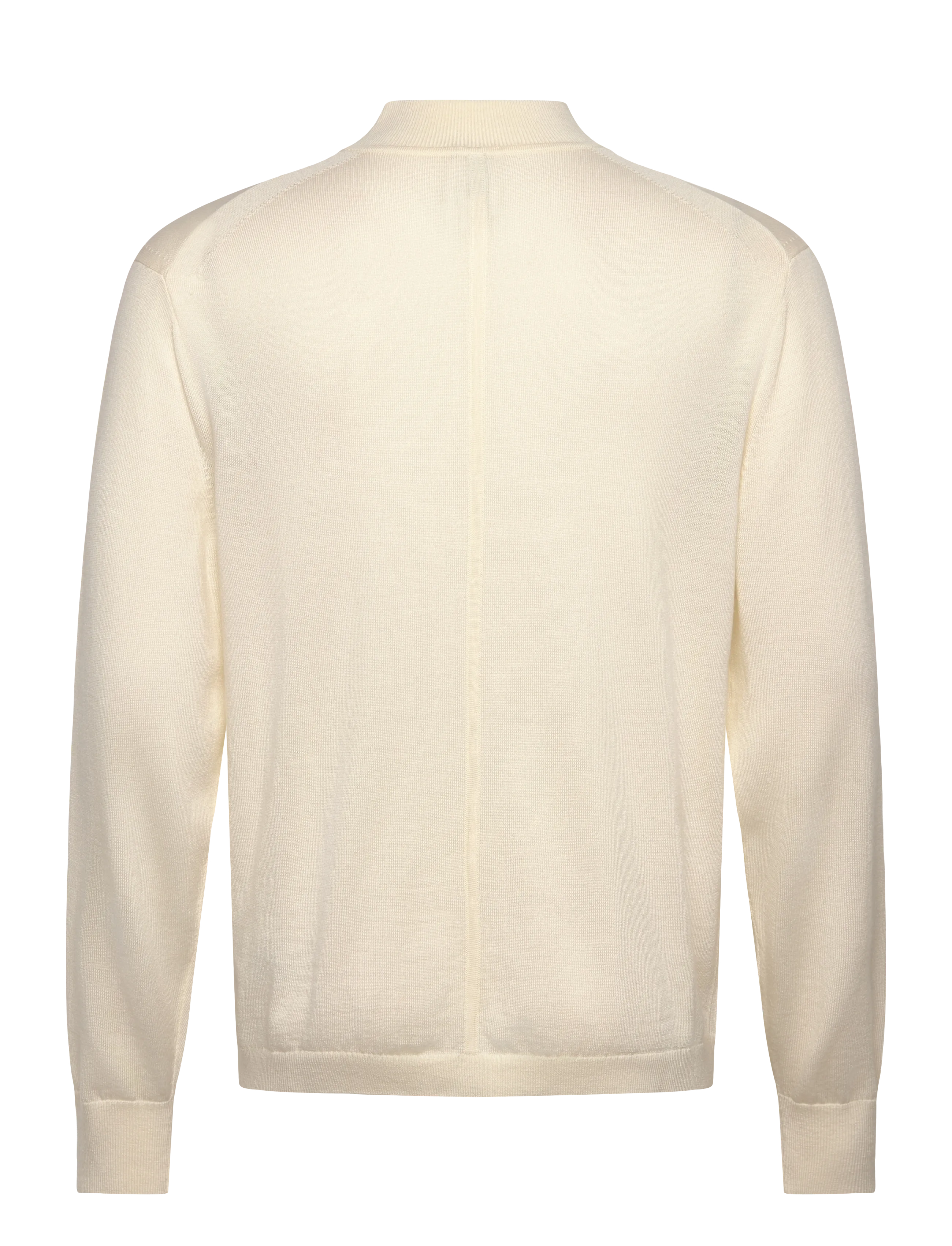 Calvin Klein - LS MERINO MOCK NECK SWTR 14GG - kõrge kaelusega - antique white - 2