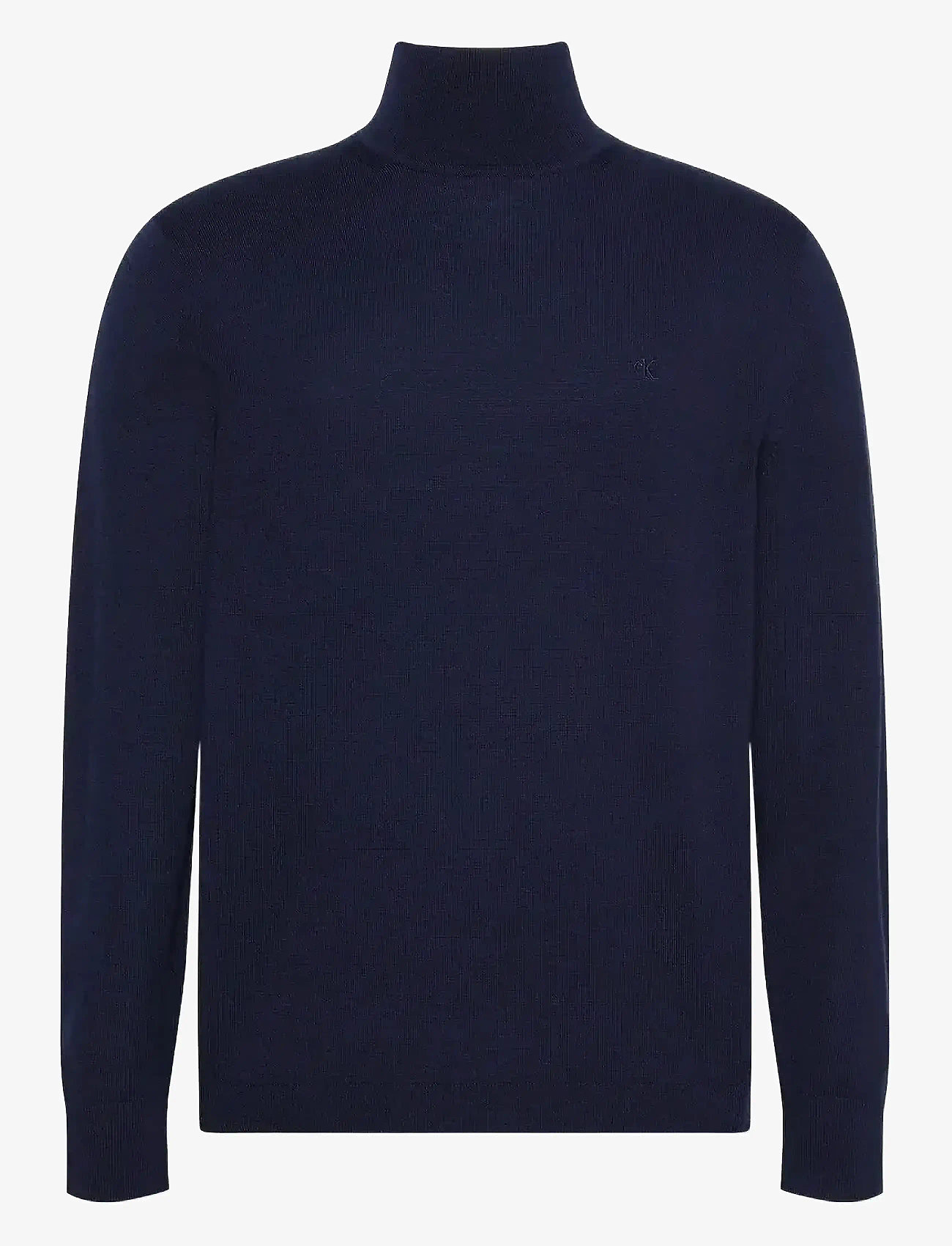 Calvin Klein - LS MERINO MOCK NECK SWTR 14GG - polokrage - dark sapphire - 1