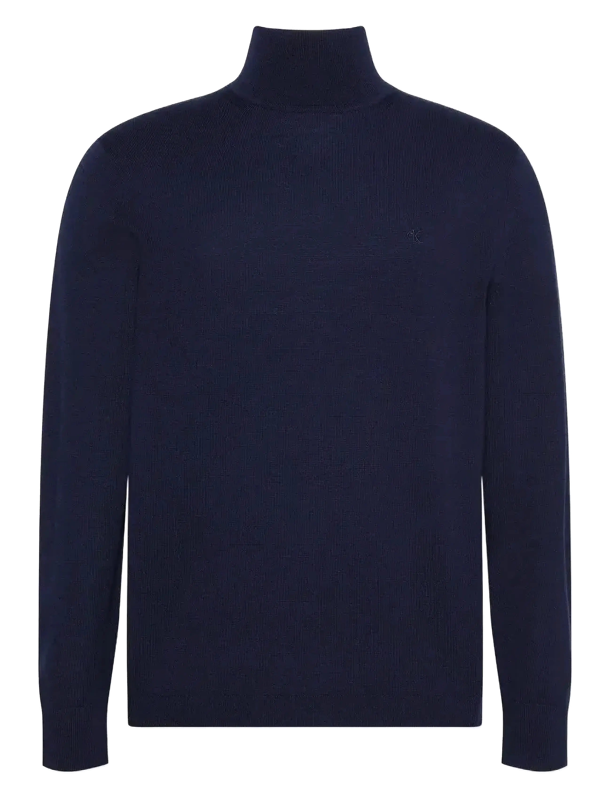 Calvin Klein LS MERINO MOCK NECK SWTR 14GG - Kudumid - DARK SAPPHIRE / navy