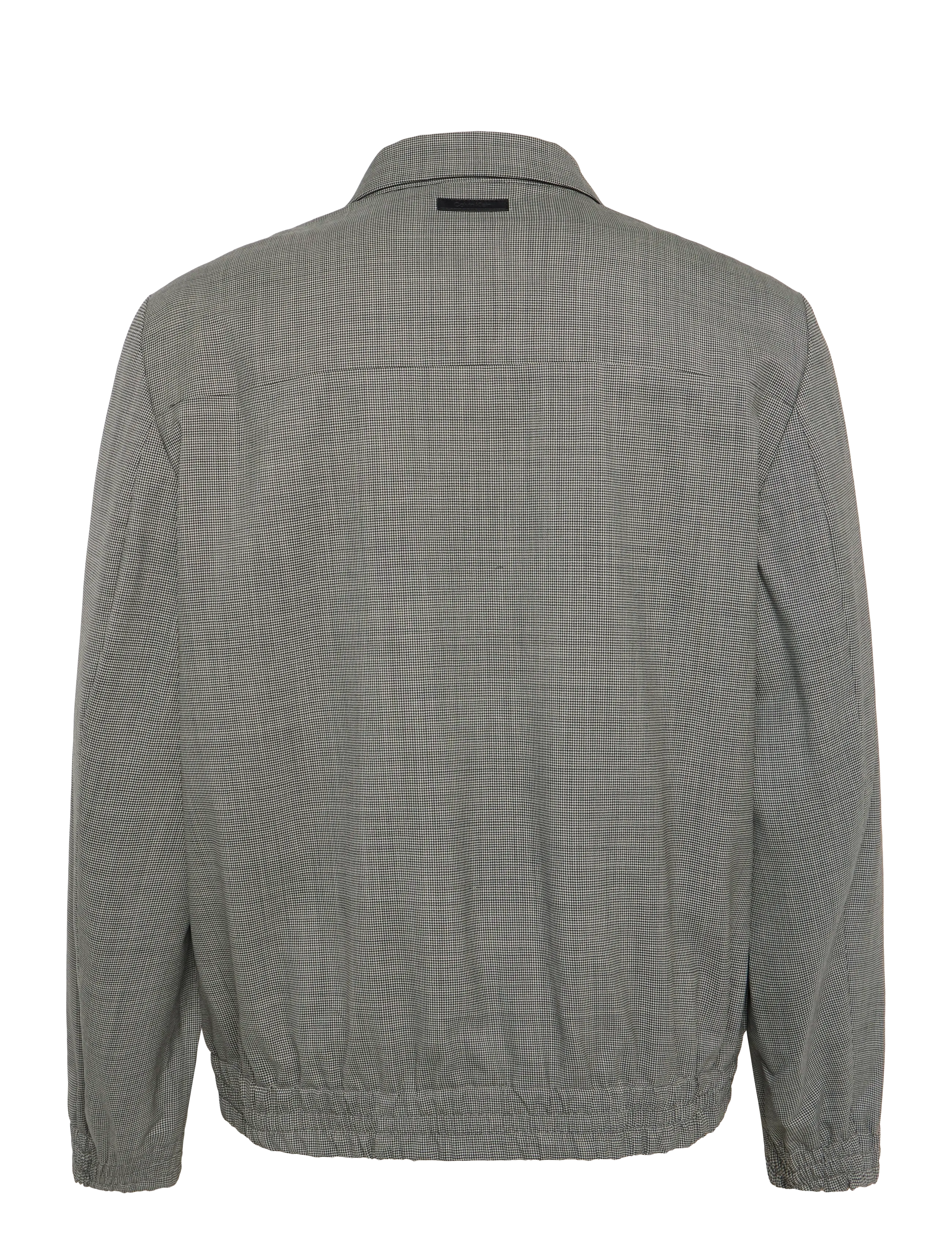 Calvin Klein - LS WOOL HOUNDSTOOTH BLOUSON JKT - brilliant white - 1