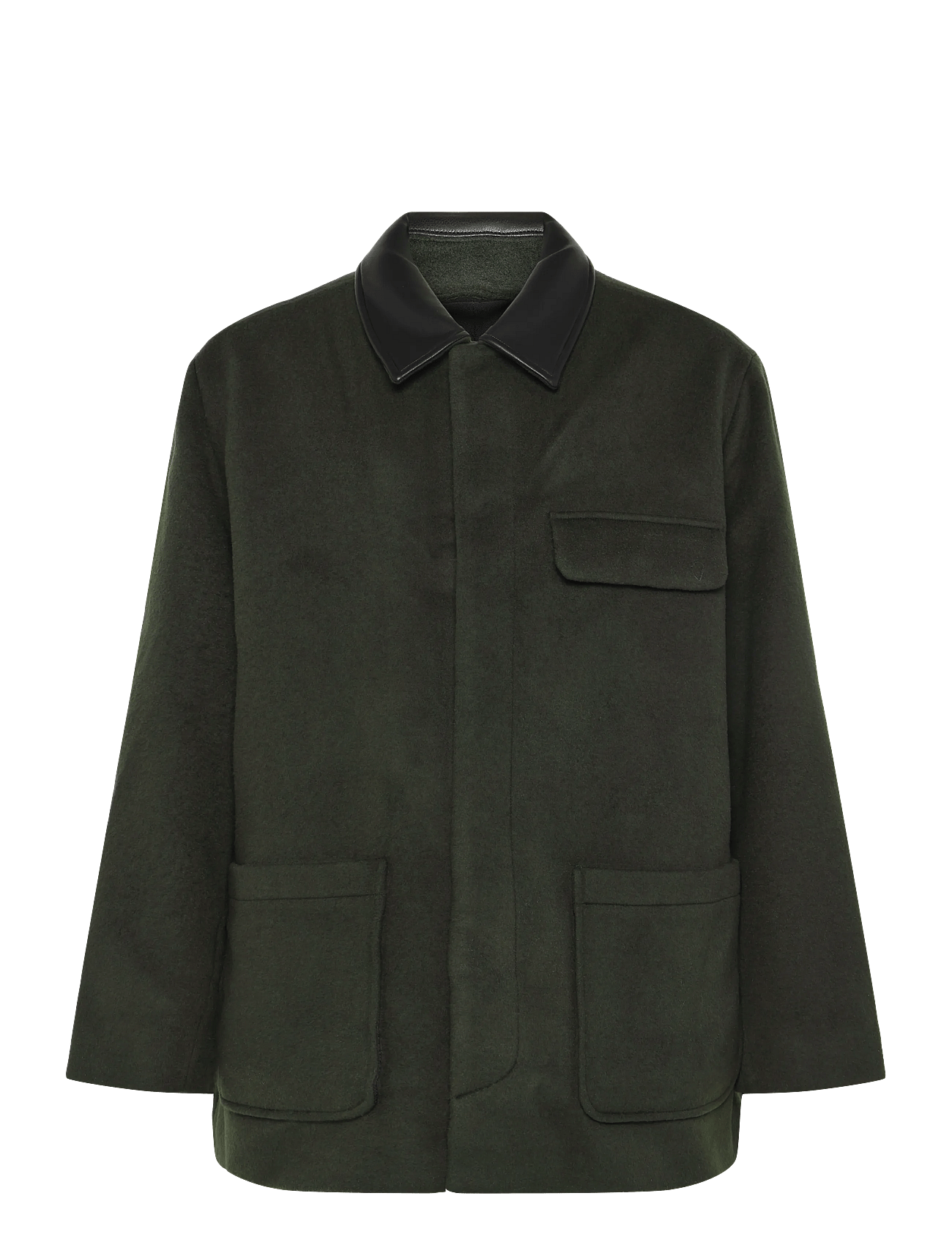 Calvin Klein | Ls Melton Wool Blend Car Coat | XL