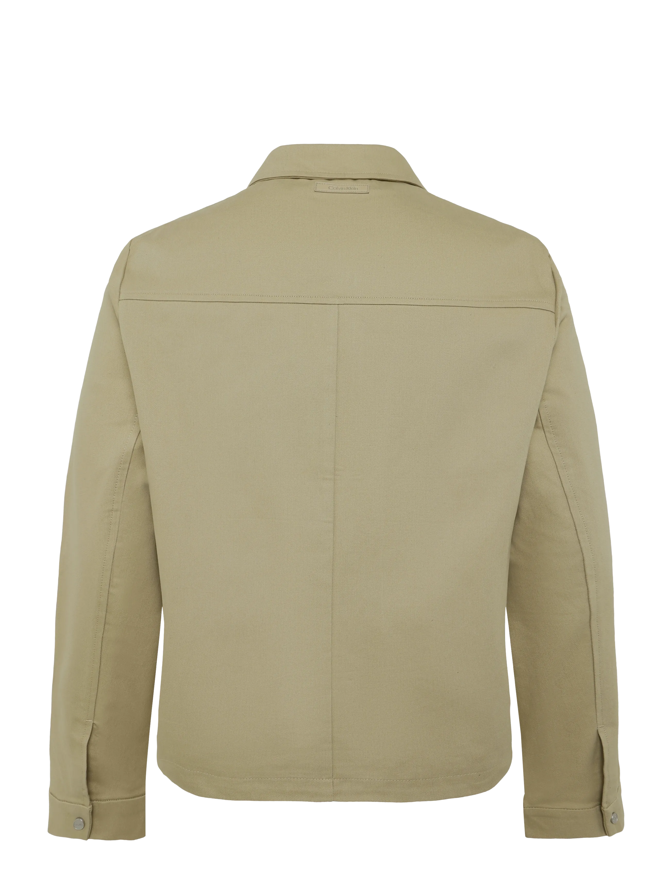 Calvin Klein - LS COTTON DOBBY BLOUSON JKT - travertine - 1