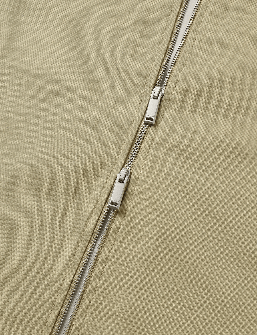 Calvin Klein - LS COTTON DOBBY BLOUSON JKT - forårsjakker - travertine - 3