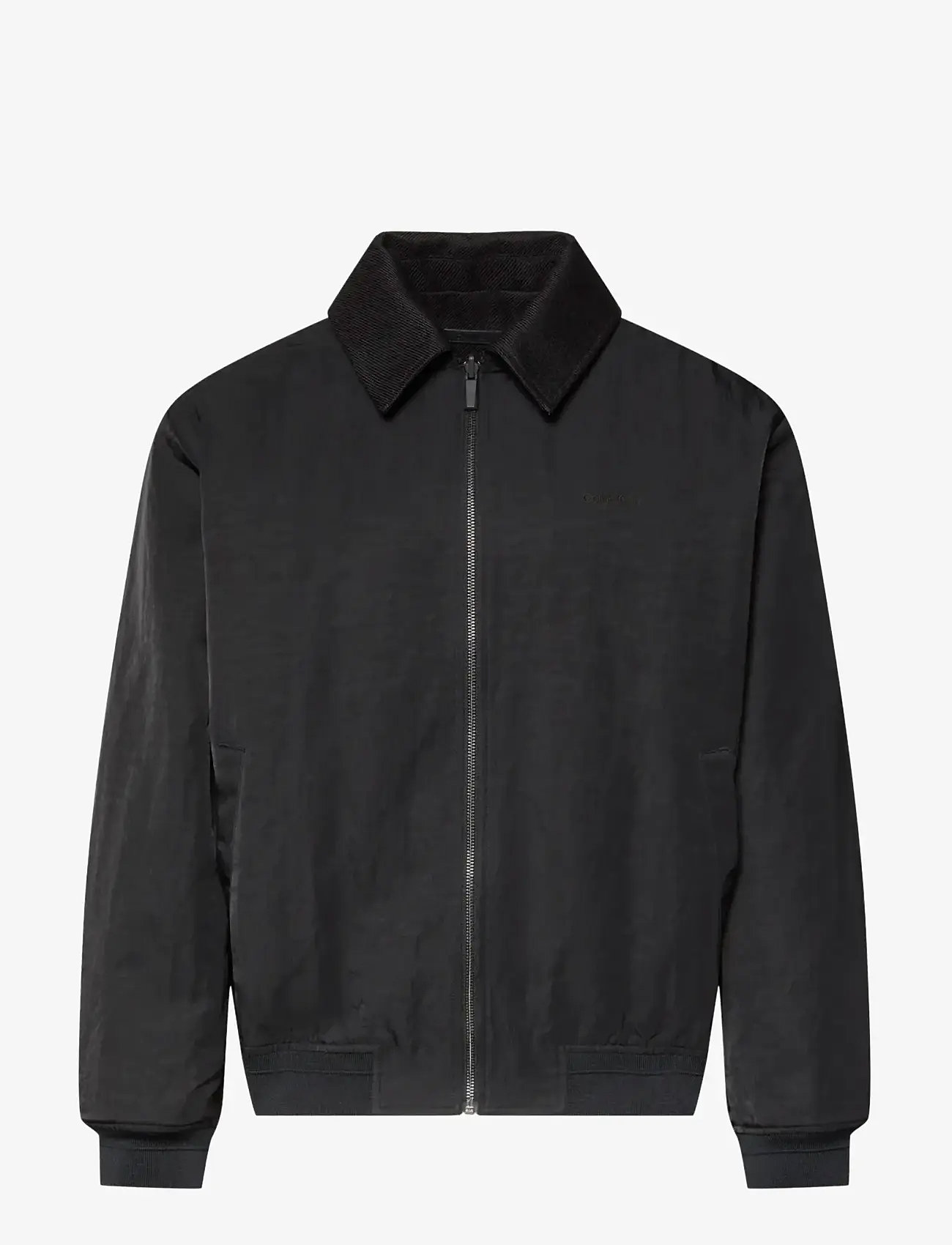 Calvin Klein - LS NYLON COLLARED REVERSIBLE JKT - hybrid-jacken - black - 1