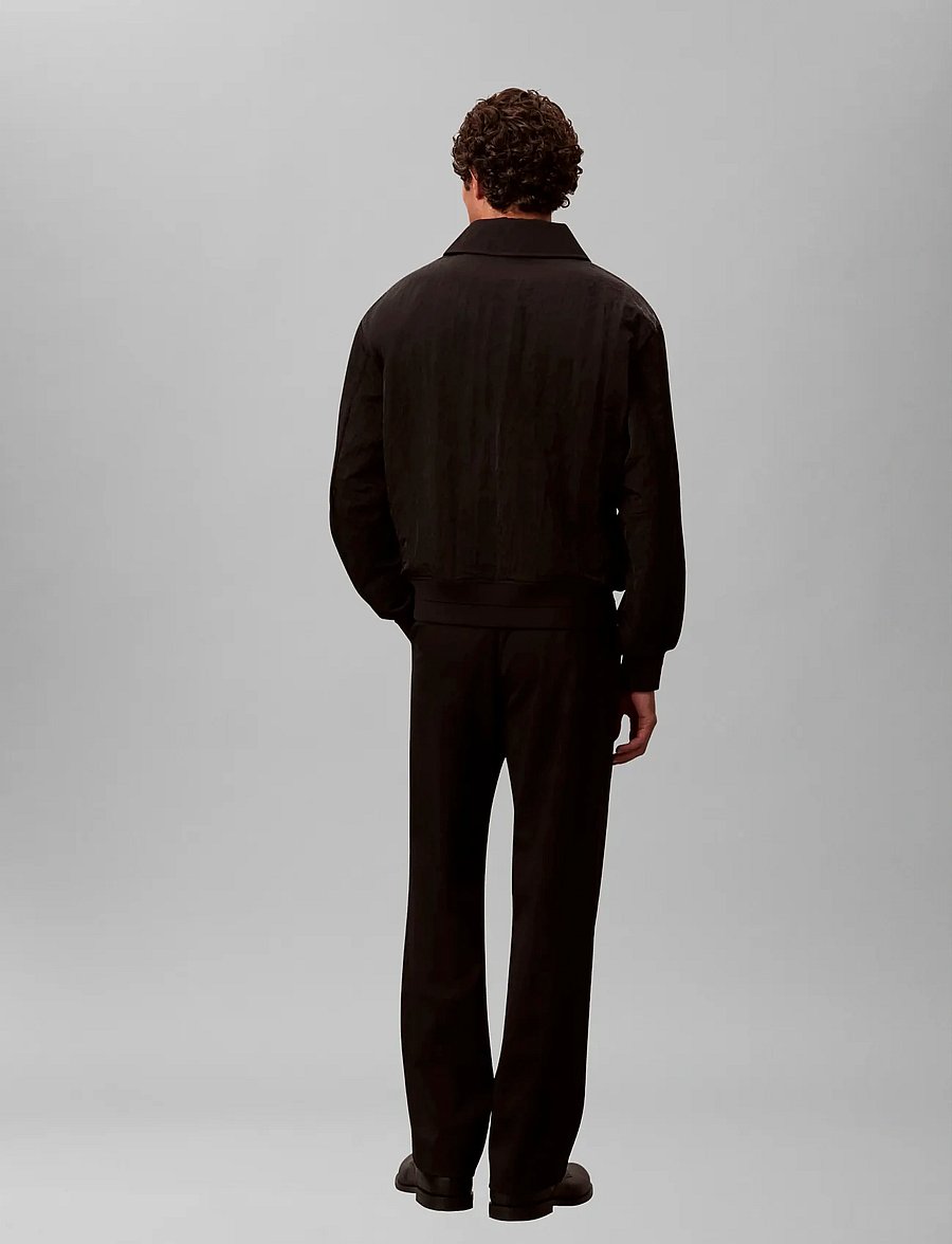 Calvin Klein - LS NYLON COLLARED REVERSIBLE JKT - hübriidjoped - black - 2
