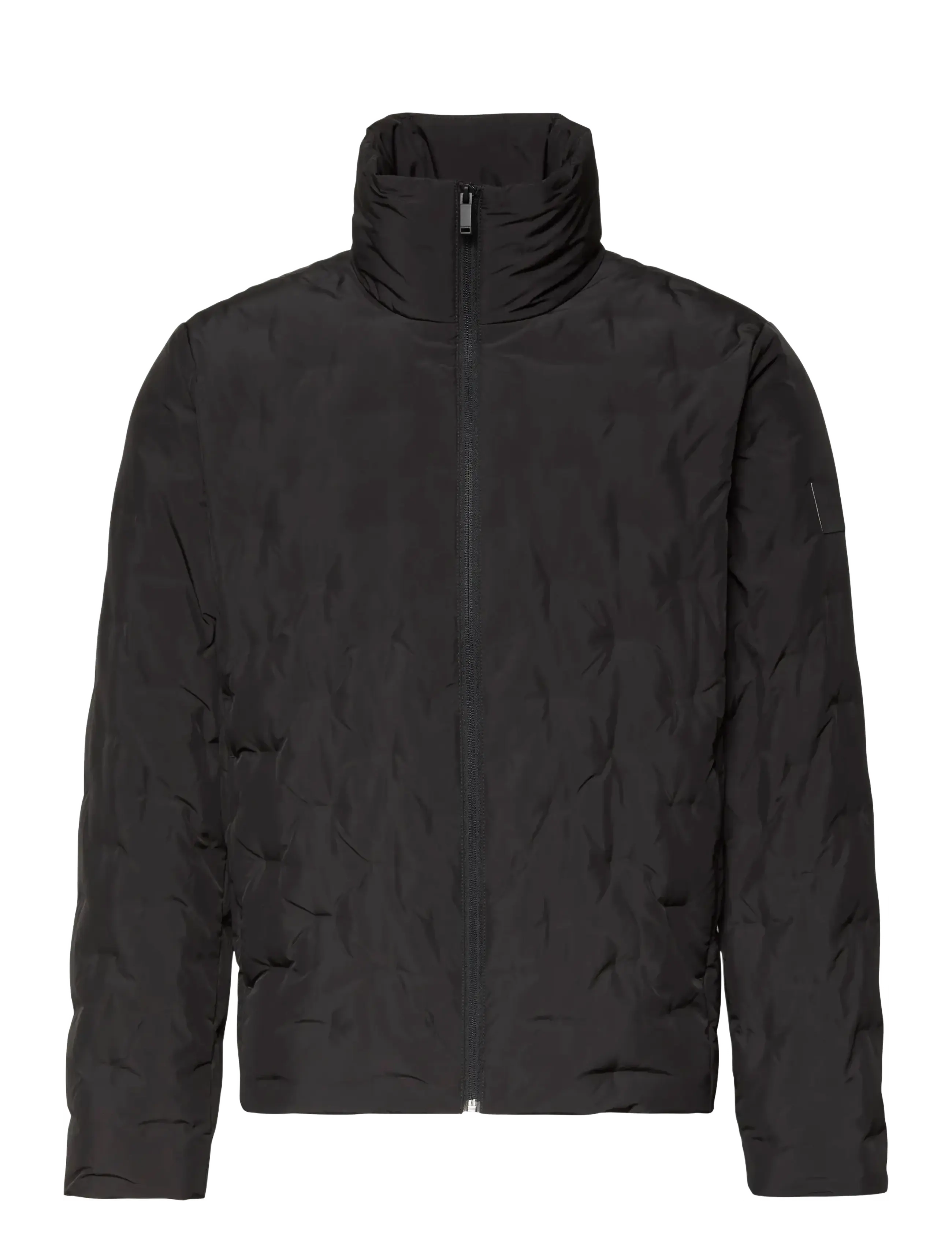 Calvin Klein LS HEAT SEAL QUILTED PUFFER JKT - Overtøj - BLACK / black