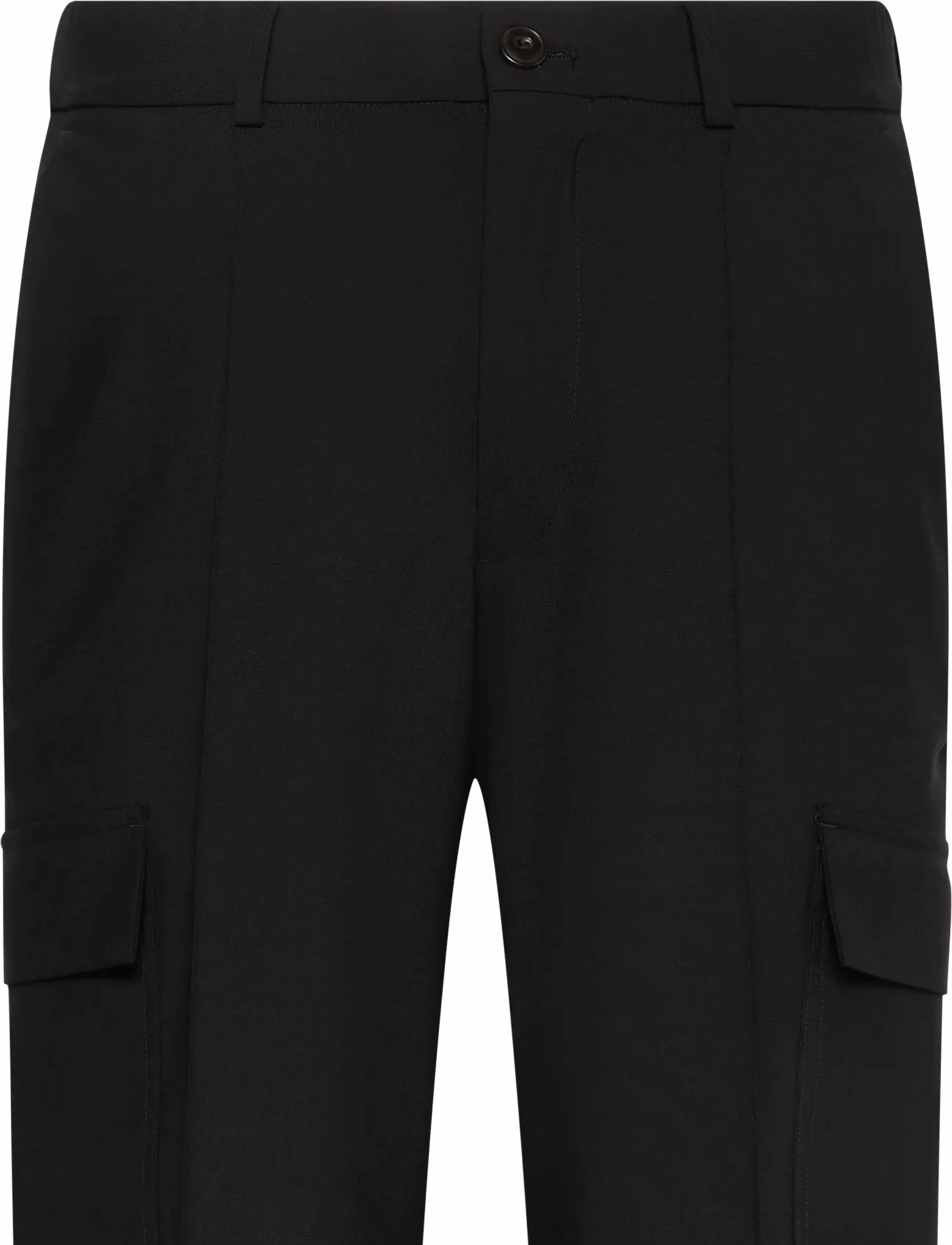 Calvin Klein - STRAIGHT BENGALINE CARGO PANTS - cargobukser - black - 2