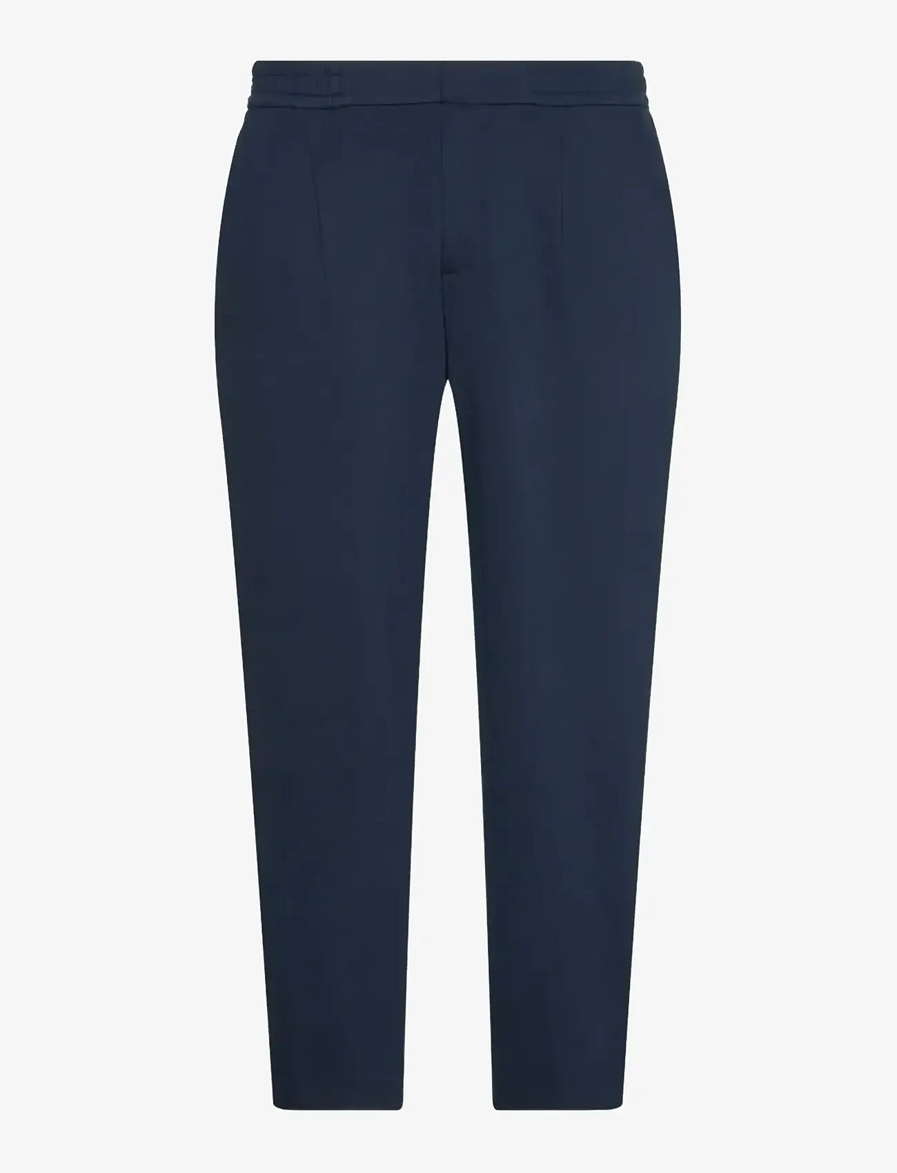 Calvin Klein - SLIM TAPERED KNIT PLEATED PANT - habitbukser - dark sapphire - 1