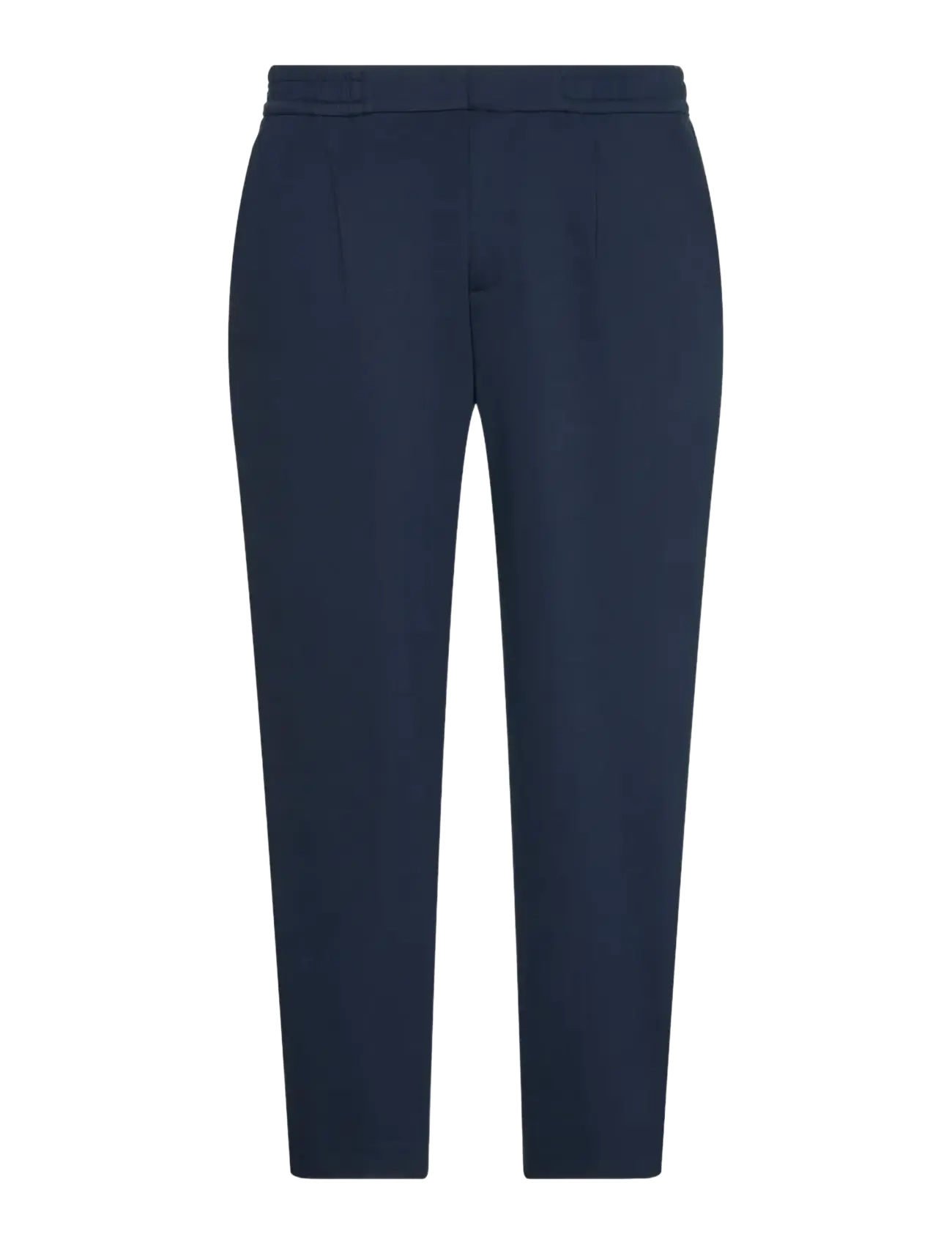 Calvin Klein SLIM TAPERED KNIT PLEATED PANT - Pidulikud püksid - DARK SAPPHIRE / navy