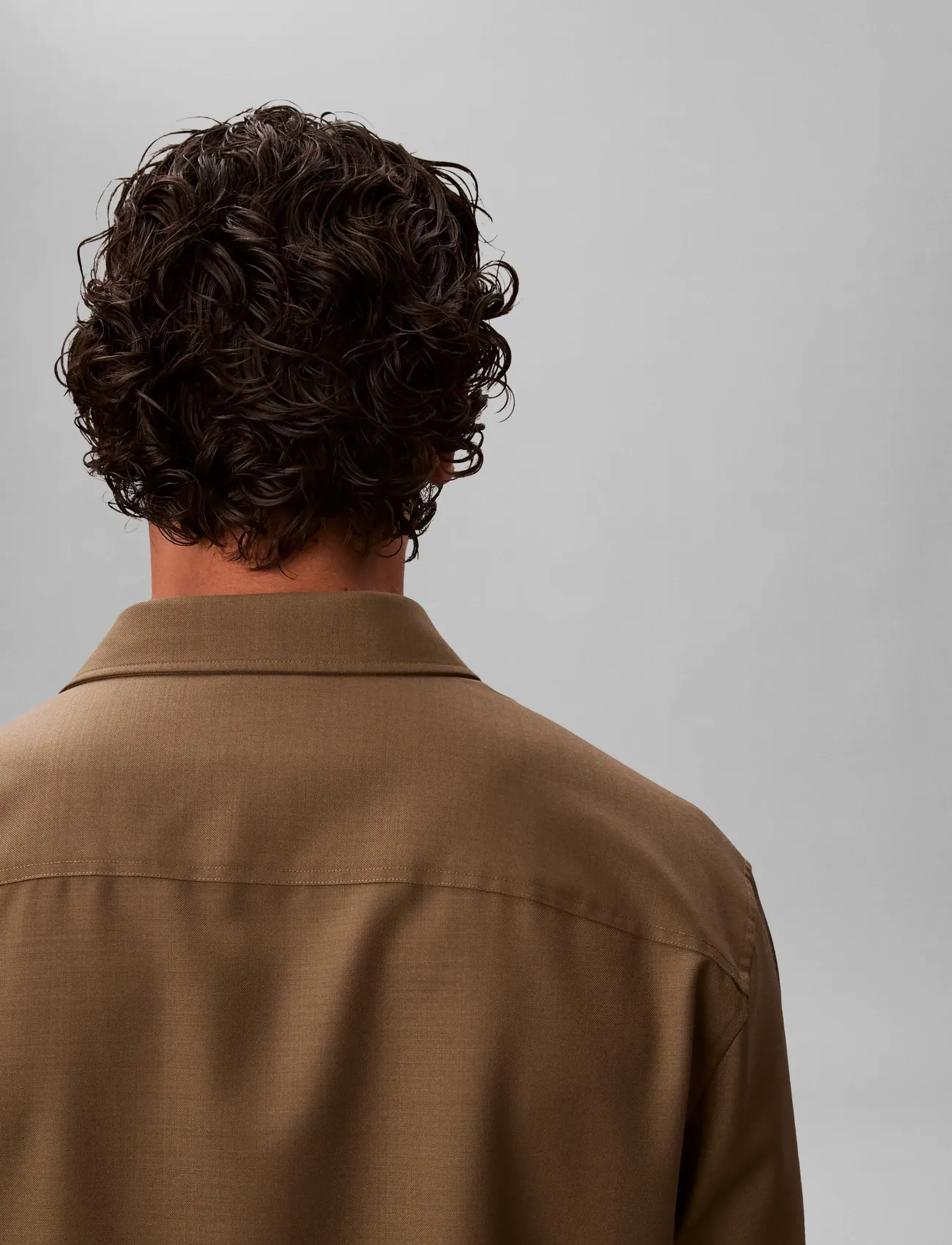 Calvin Klein - LS TRAVEL TWILL EASY SHIRT - casual skjorter - capers - 4