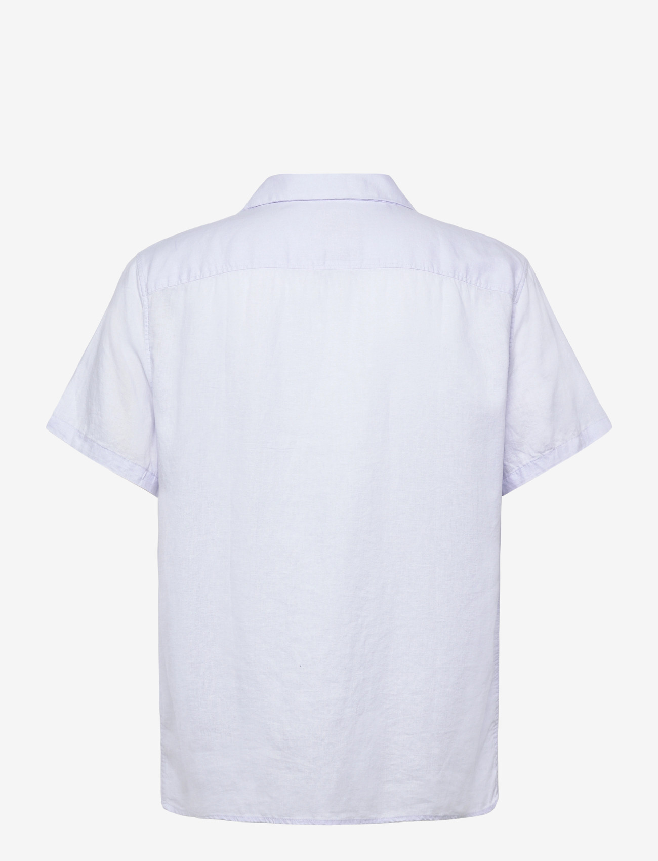 Calvin Klein - SS CAMP COLLAR SOLID LINEN CLASS - kortärmade skjortor - heavenly iris - 2