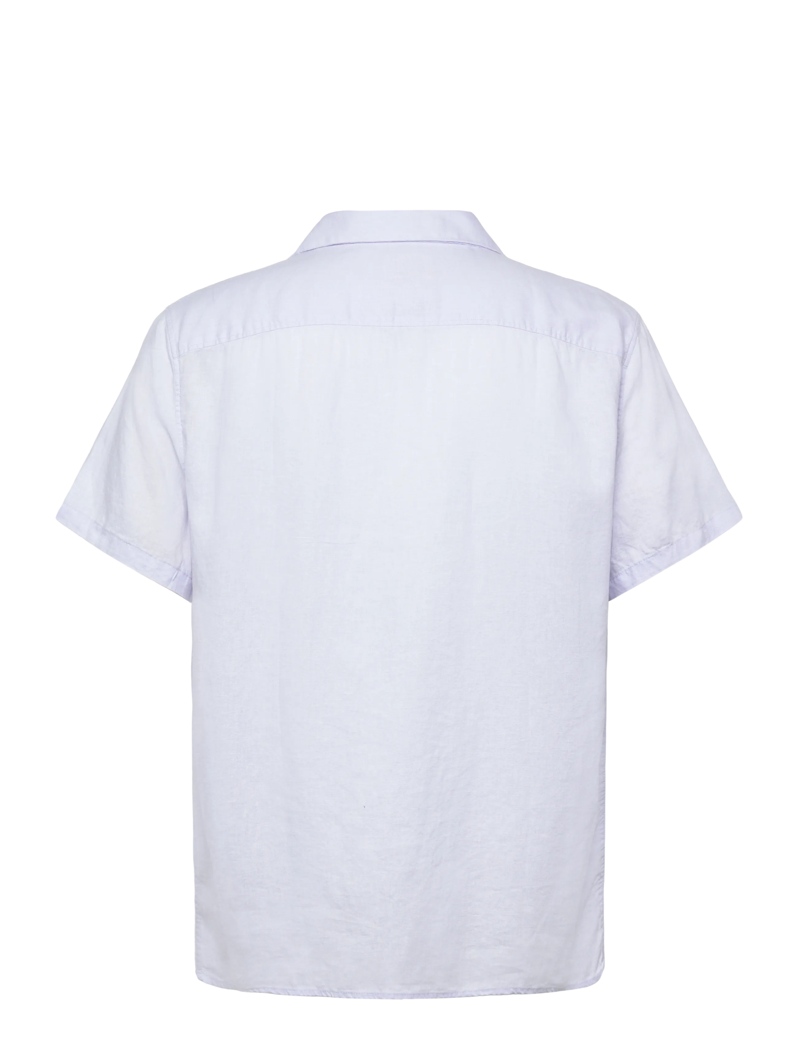 Calvin Klein - SS CAMP COLLAR SOLID LINEN CLASS - kurzarmhemden - heavenly iris - 2