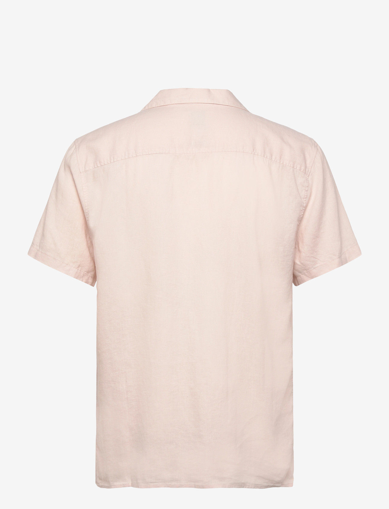 Calvin Klein - SS CAMP COLLAR SOLID LINEN CLASS - kortærmede skjorter - prairie peach - 2