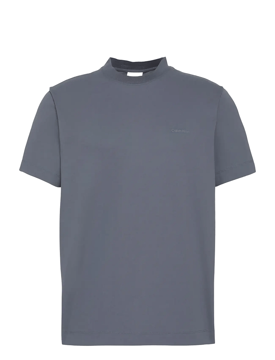 Calvin Klein - SS COOLING PIQUE CREWNK TEE - kurzärmelige t-shirts - turbulence - 1