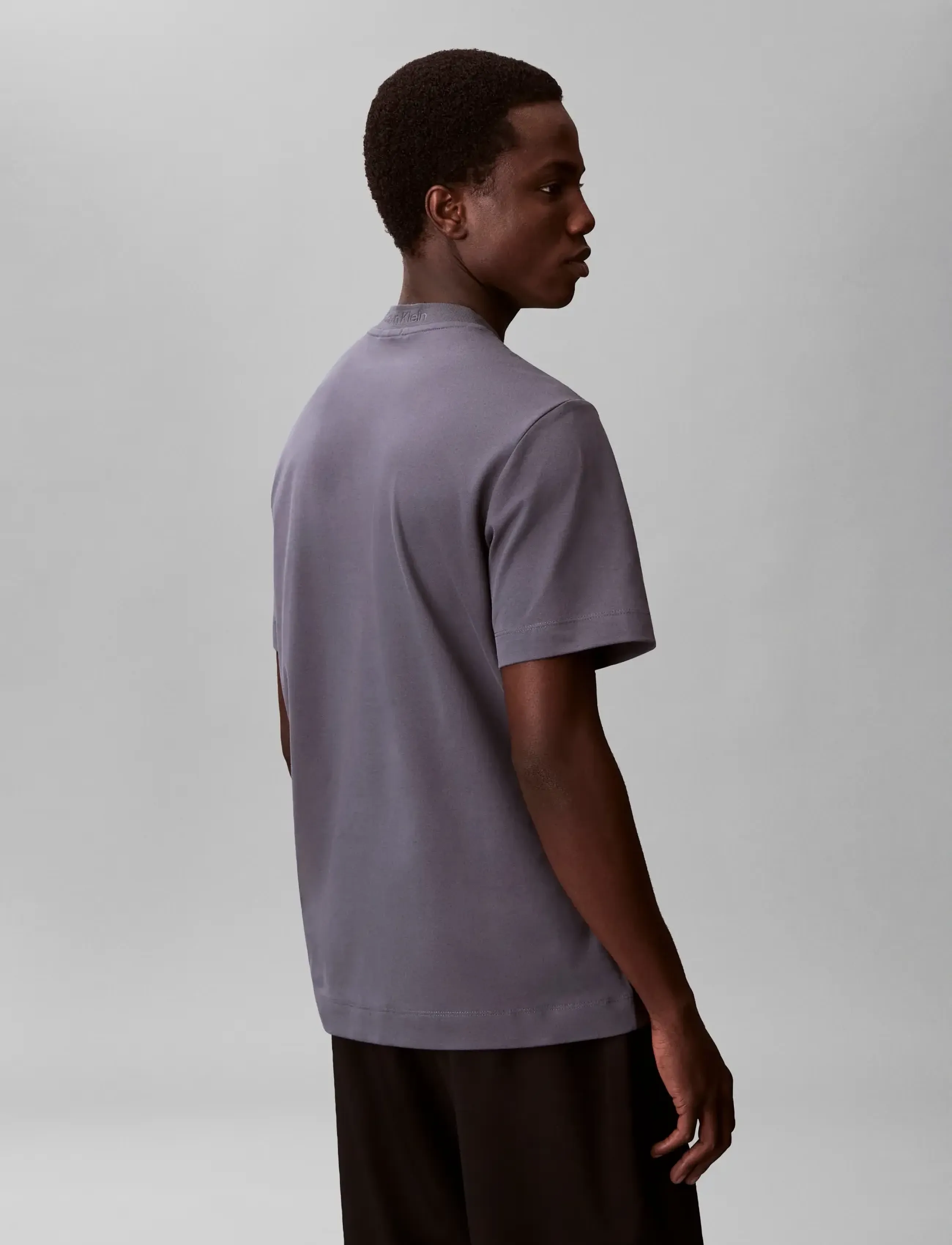 Calvin Klein - SS COOLING PIQUE CREWNK TEE - lühikeste varrukatega t-särgid - turbulence - 2
