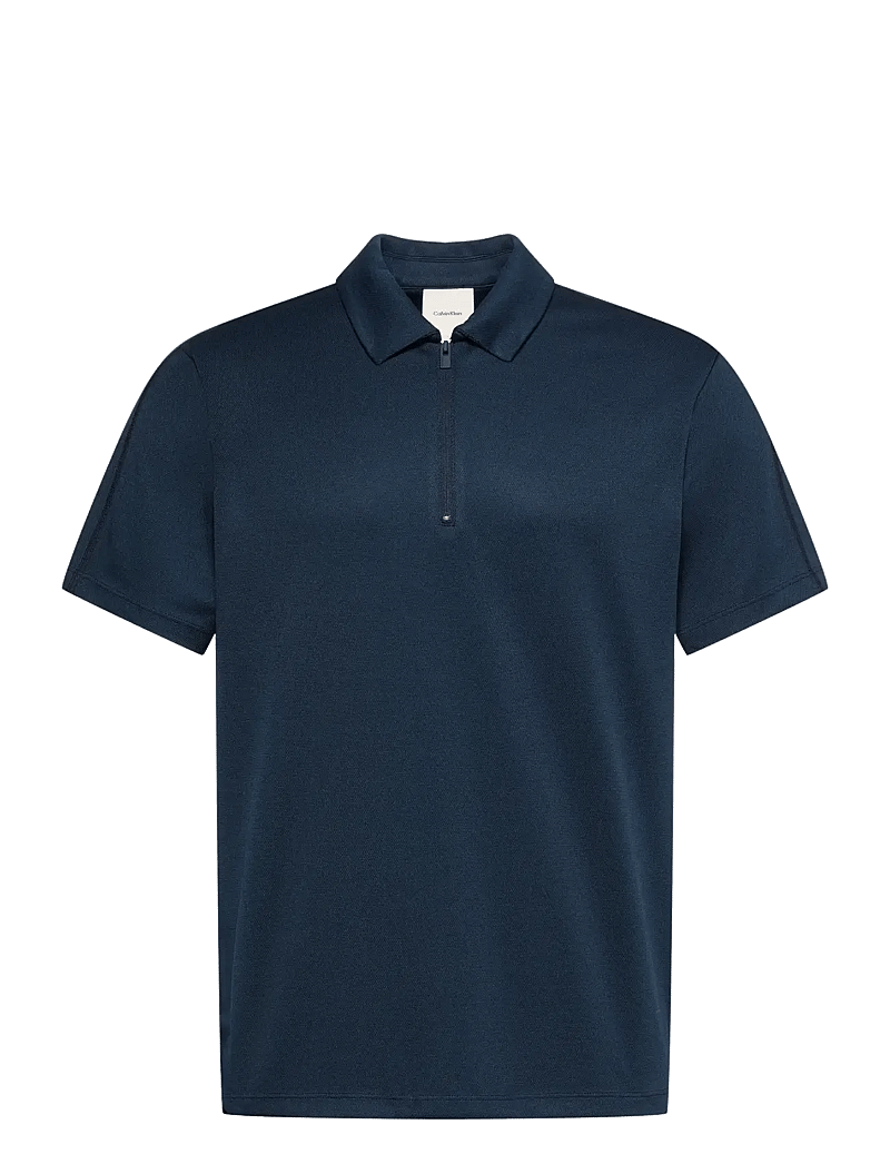 Calvin Klein - SS SLIM STRETCH MESH PIQUE POLO - kurzärmelig - dark sapphire - 1