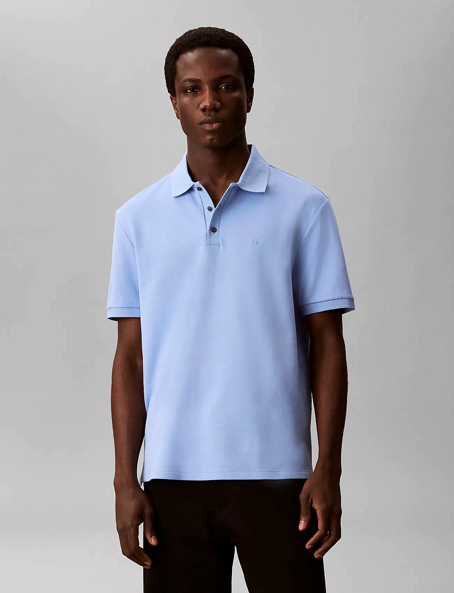 Calvin Klein - SS TONAL STRIPE POLO - kurzärmelig - blue descent - 3