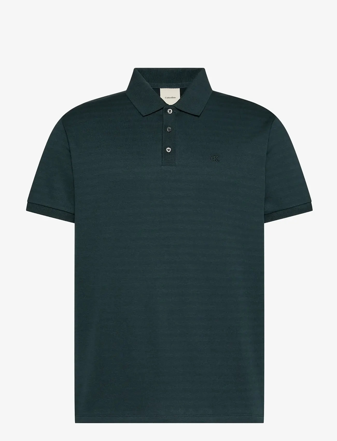 Calvin Klein - SS TONAL STRIPE POLO - lühikeste varrukatega polod - nearly navy - 0