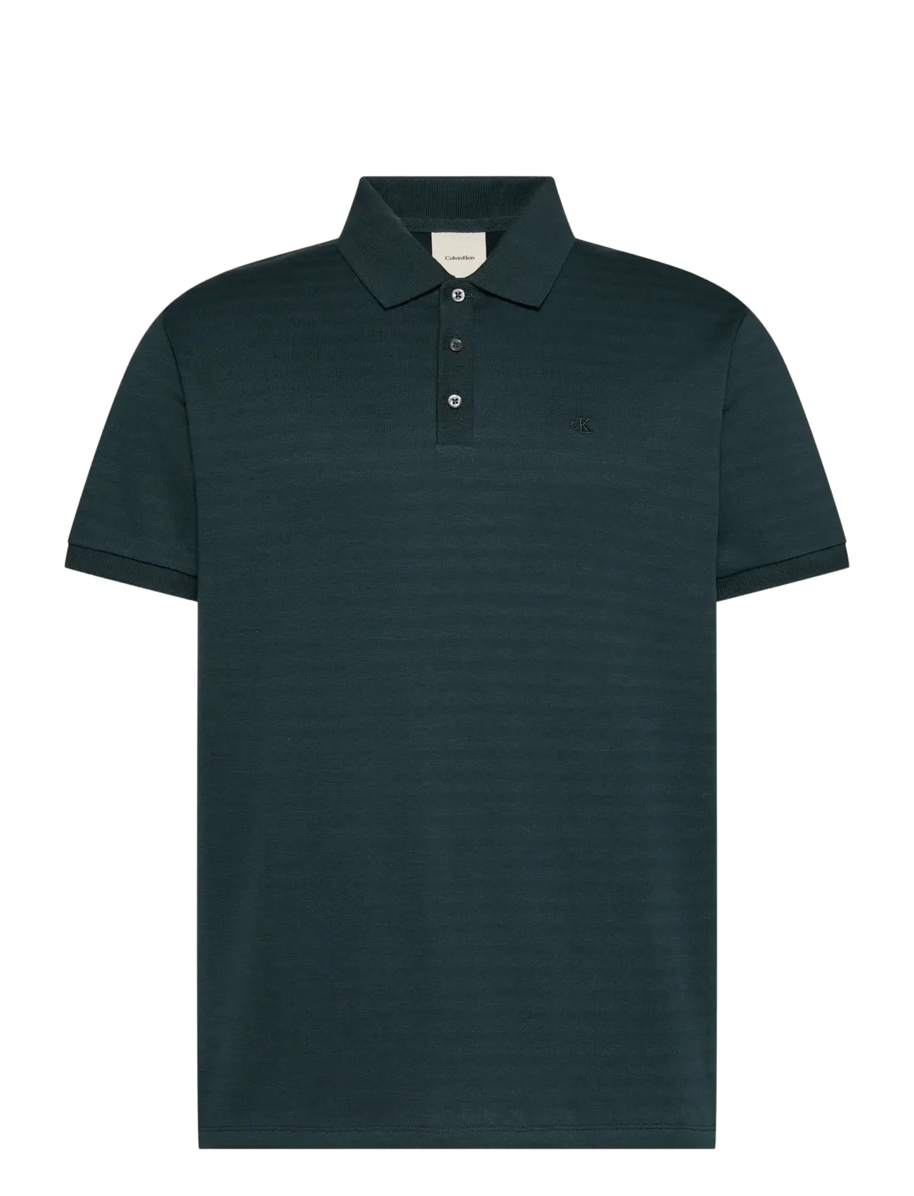 Calvin Klein SS TONAL STRIPE POLO - Calvin Klein - NEARLY NAVY / navy